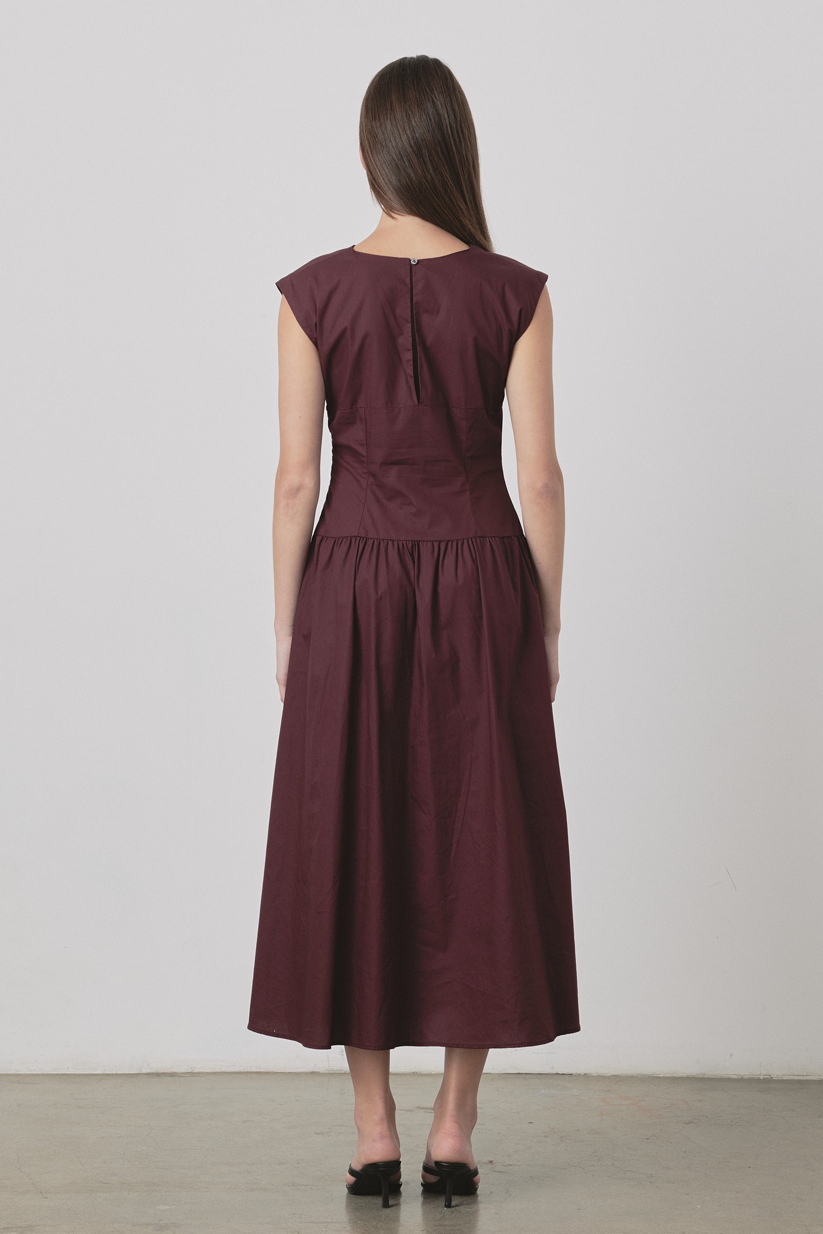 Cairo Dress in Burgundy