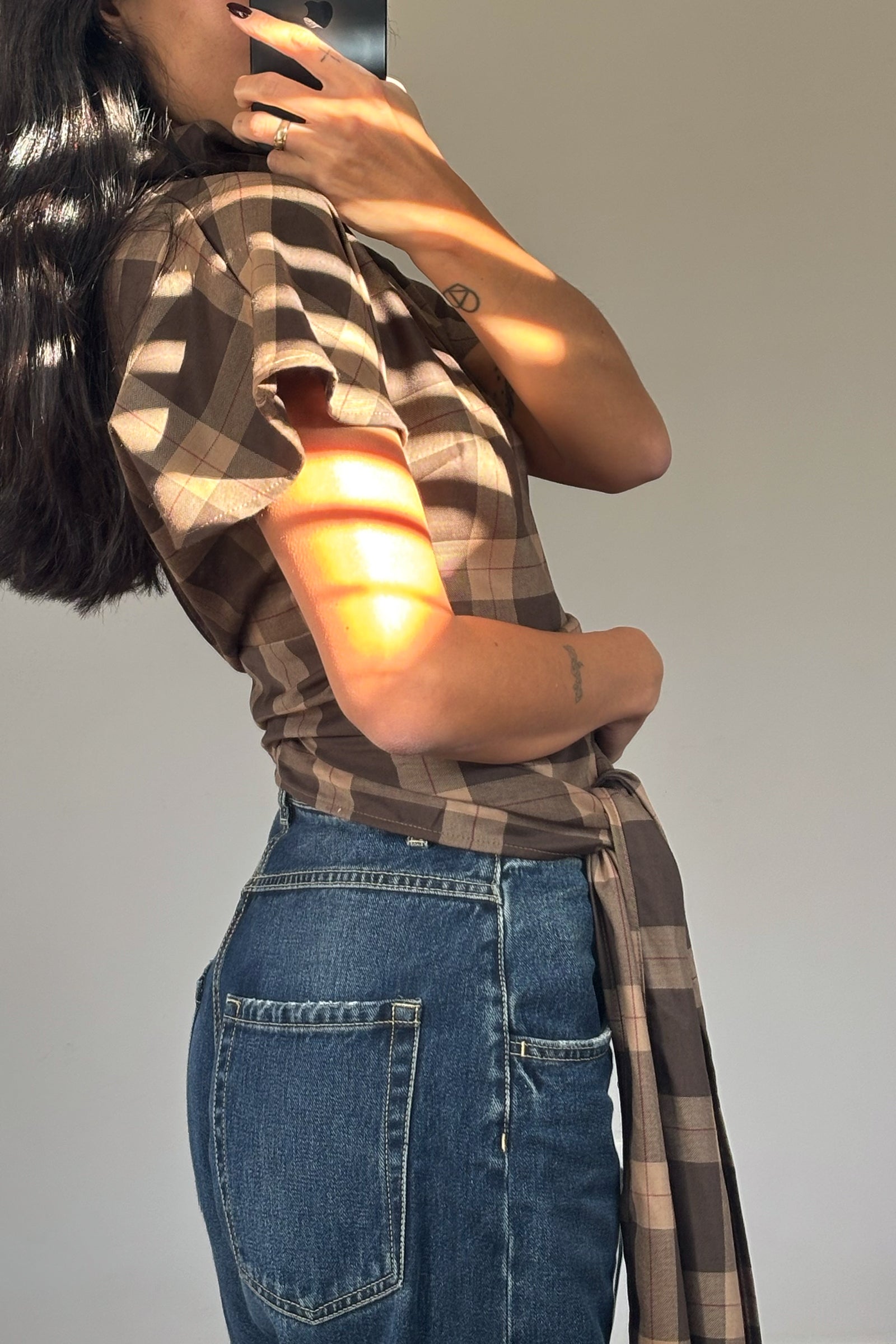 Bonnie Top in Chocolate Check