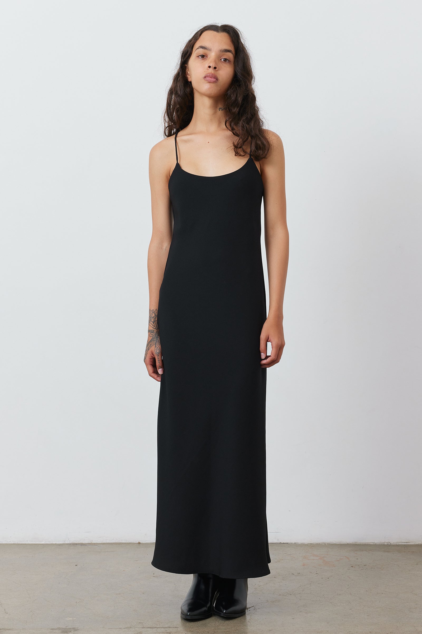 Classic Slip Dress in Black