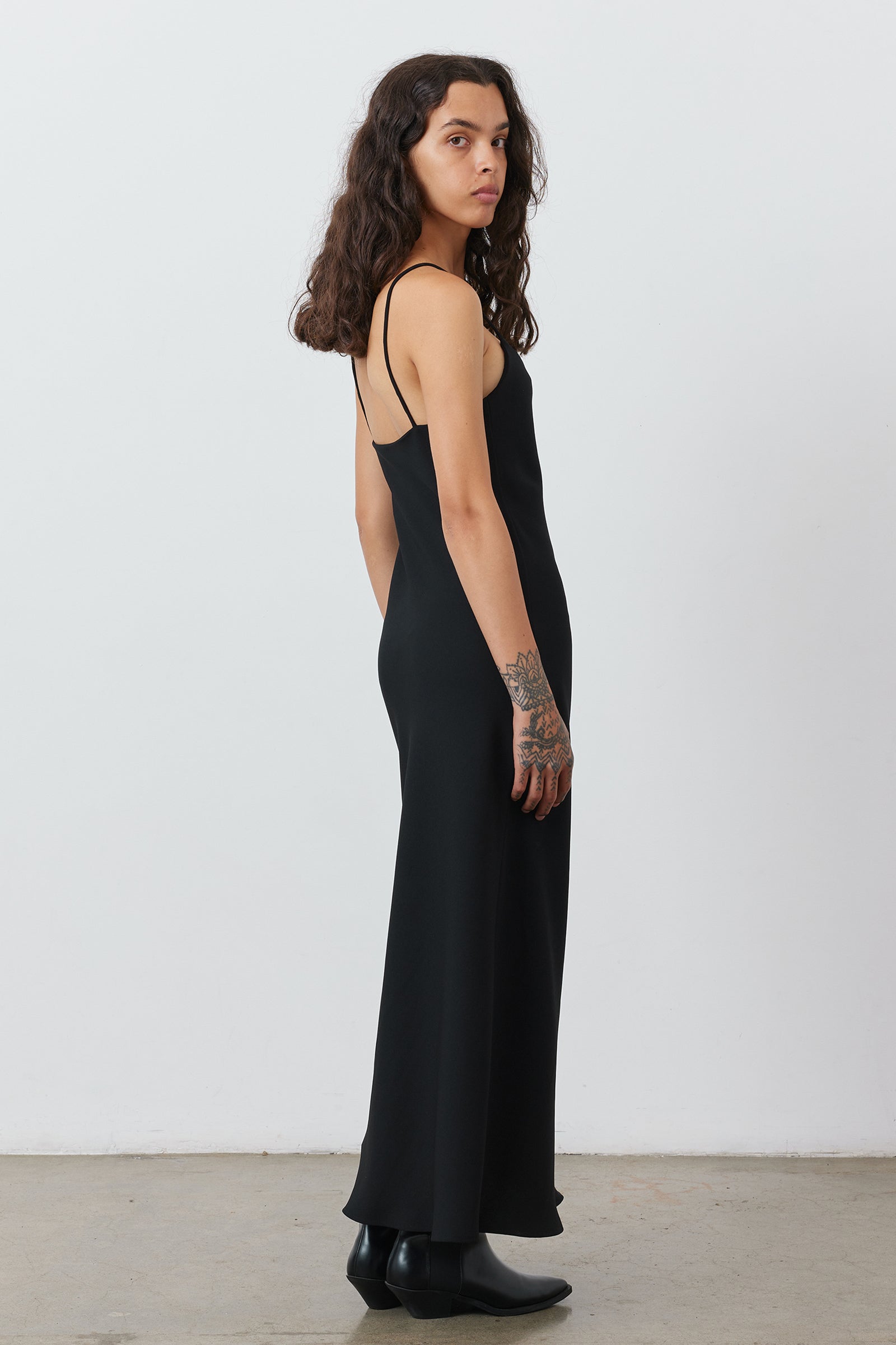 Classic Slip Dress in Black
