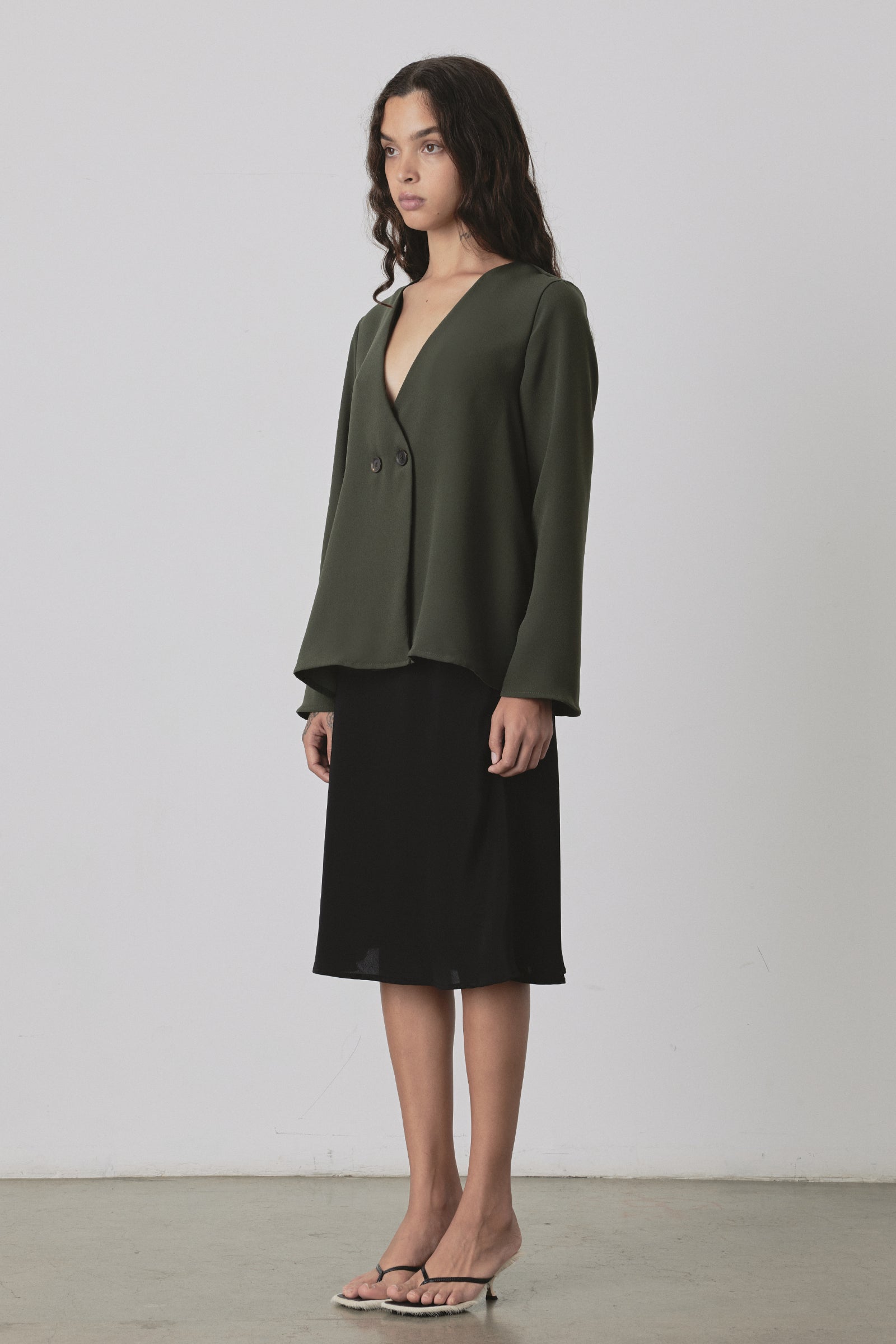 Ease Overshirt in Khaki