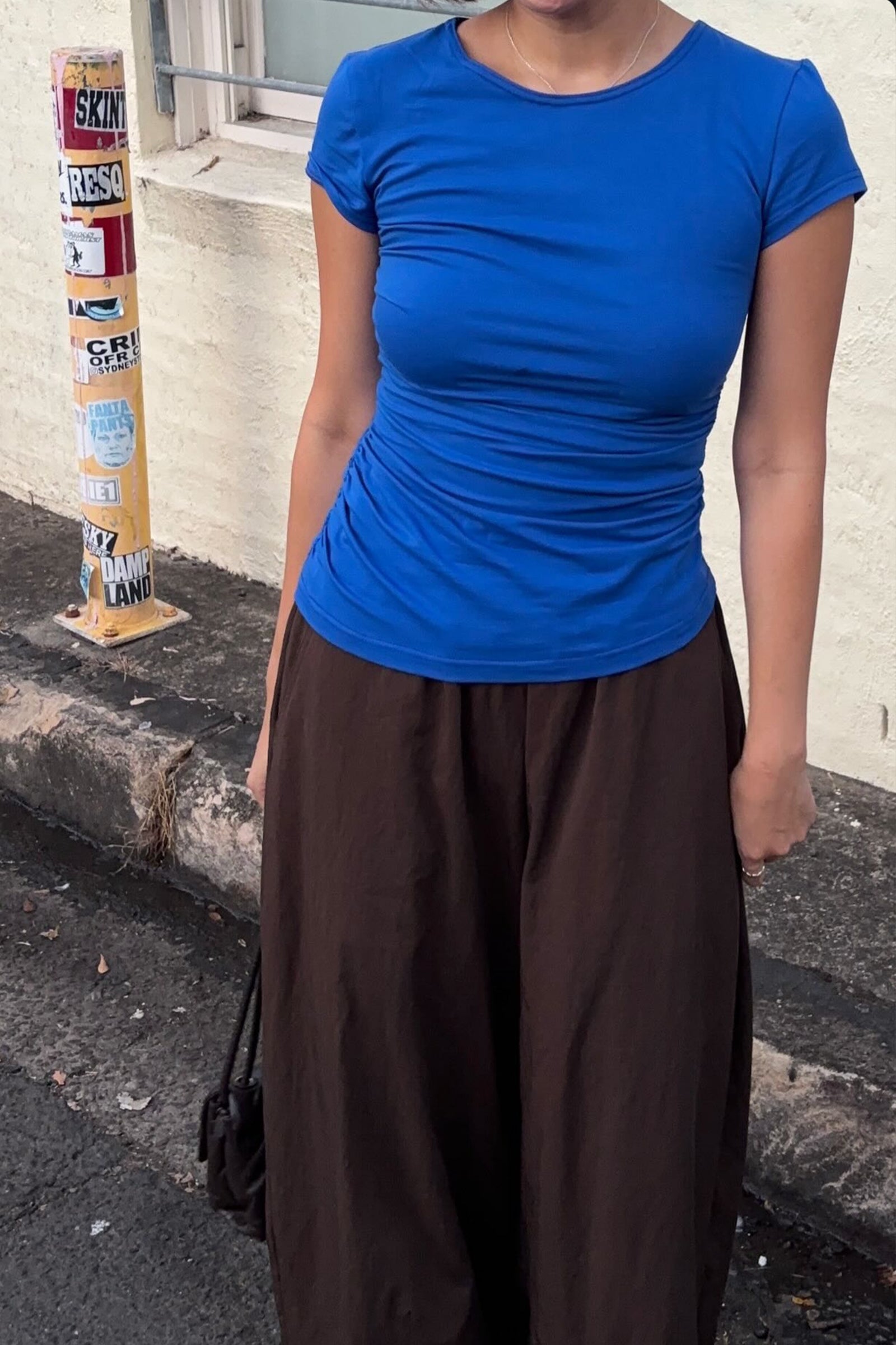 Warp SS Tee in Klein Blue