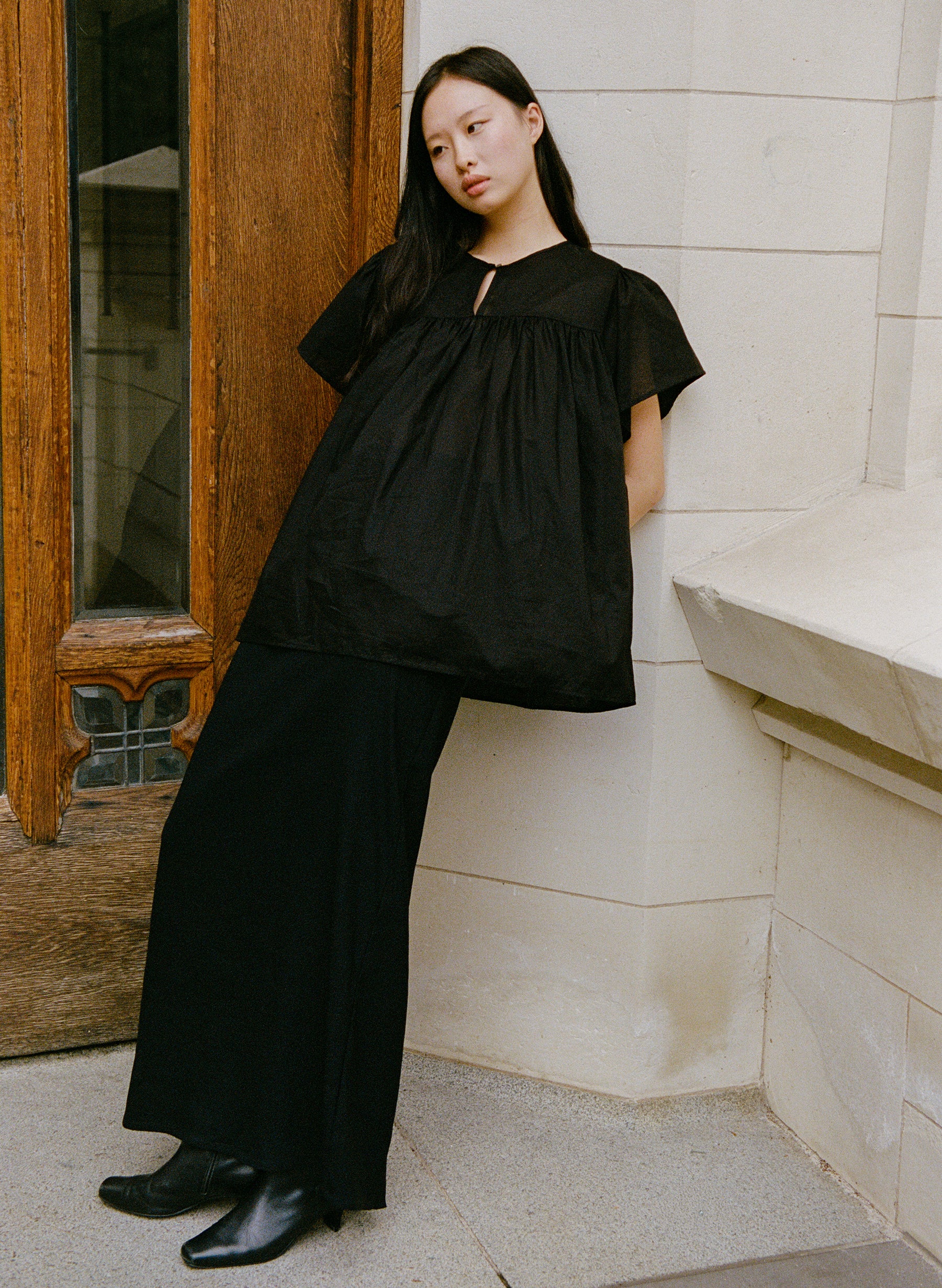 Juna Blouse in Black