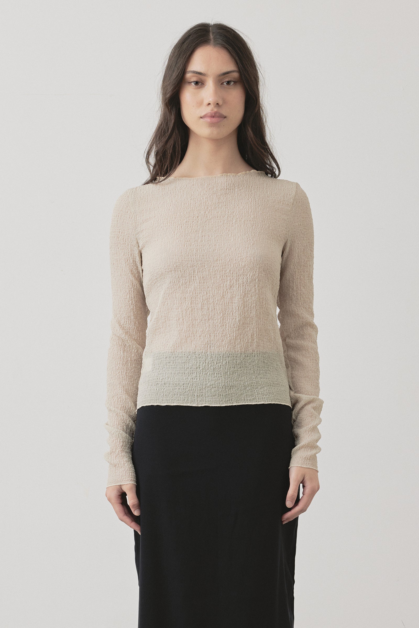 Essential Crew LS Top in Natural