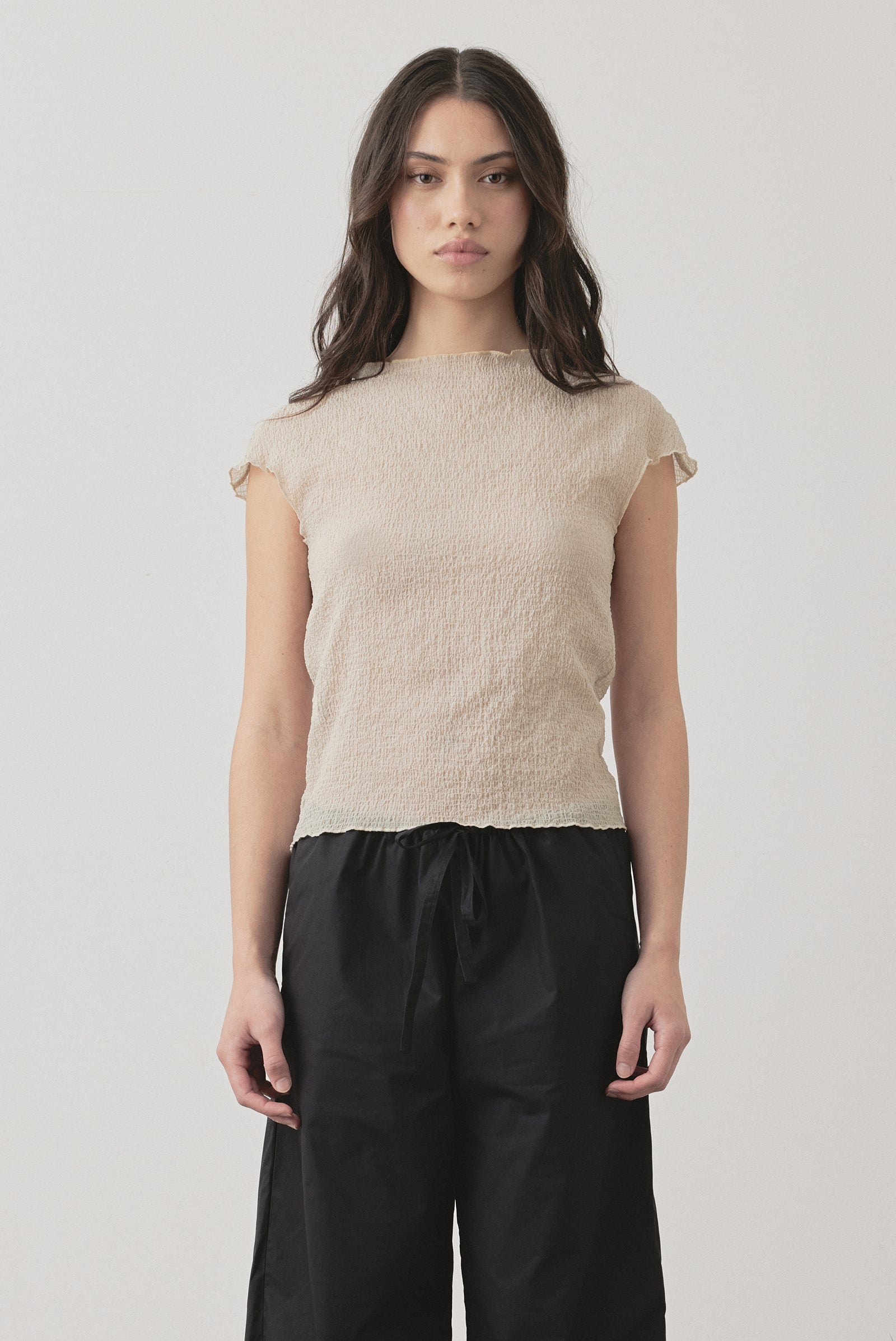 Essential Crew SS Top in Natural