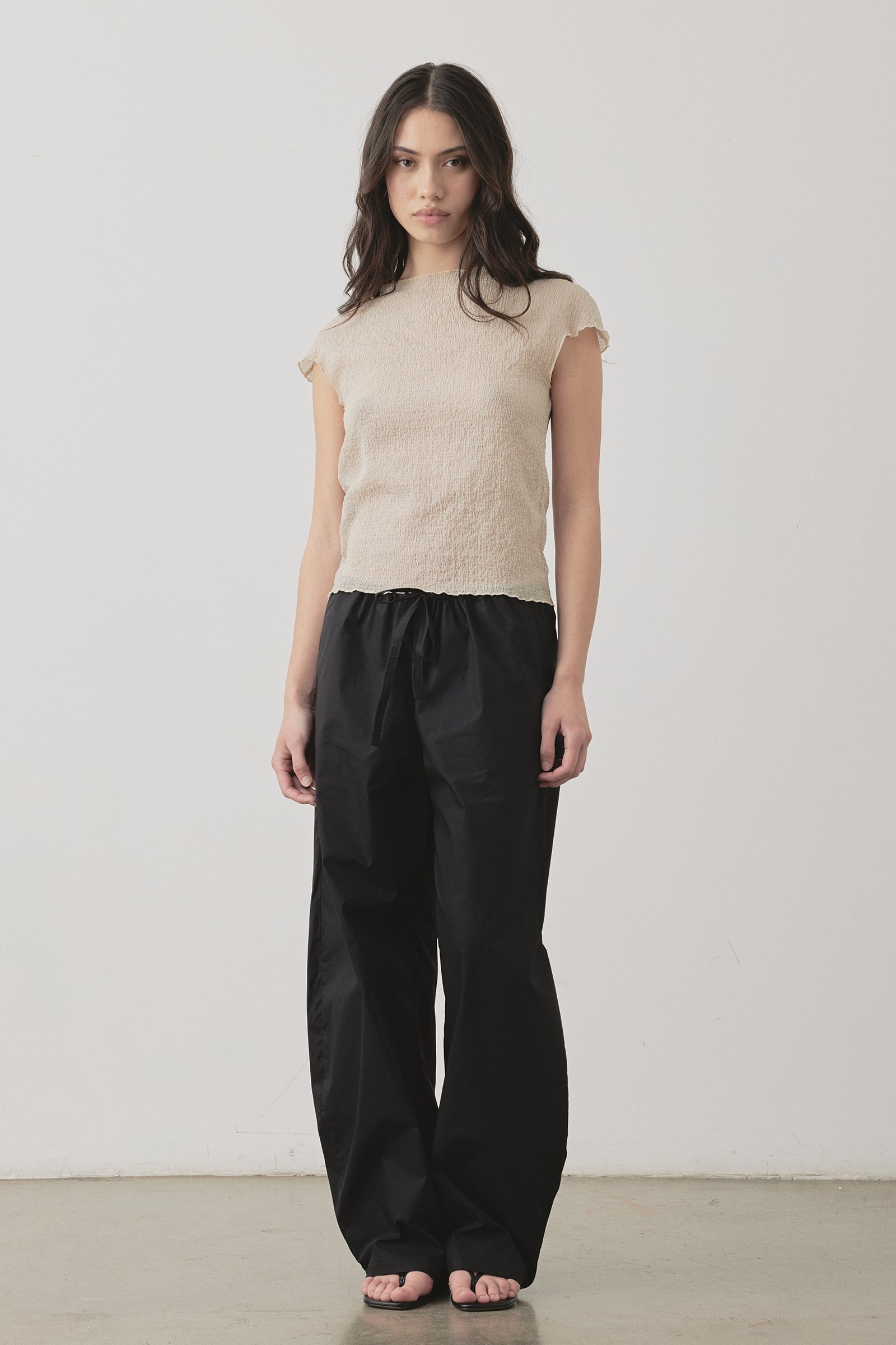 Essential Crew SS Top in Natural