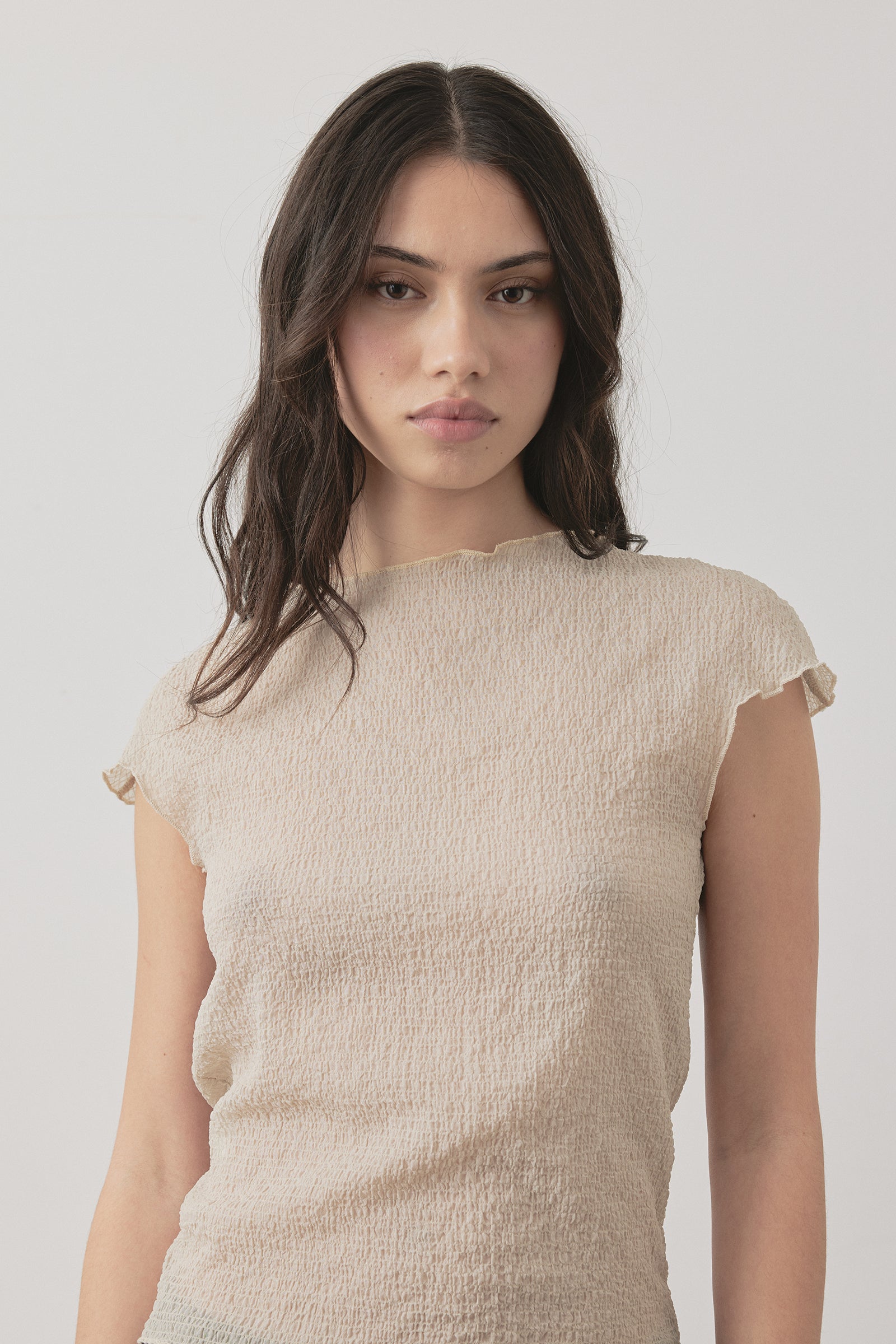 Essential Crew SS Top in Natural
