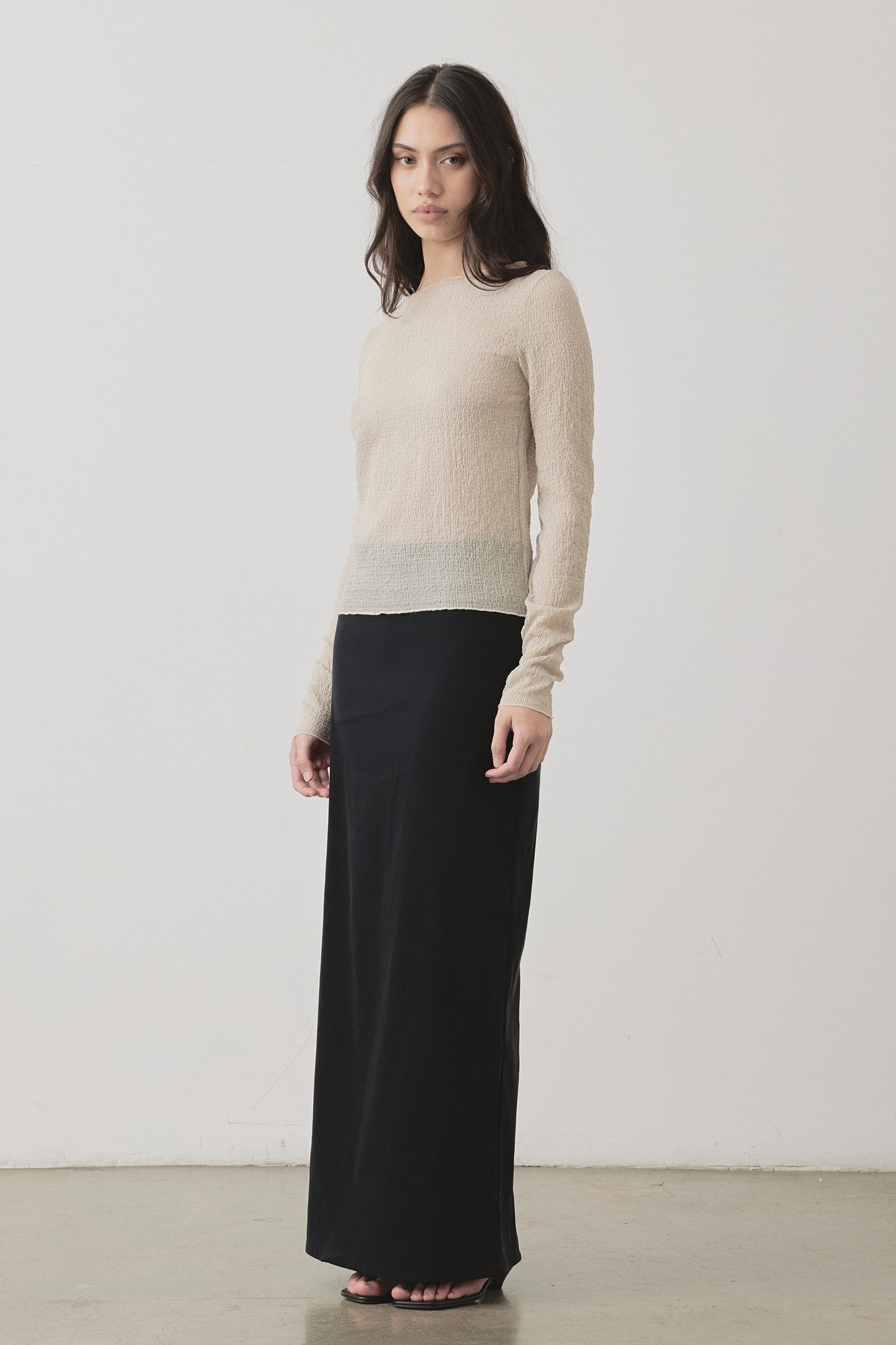 Essential Crew LS Top in Natural
