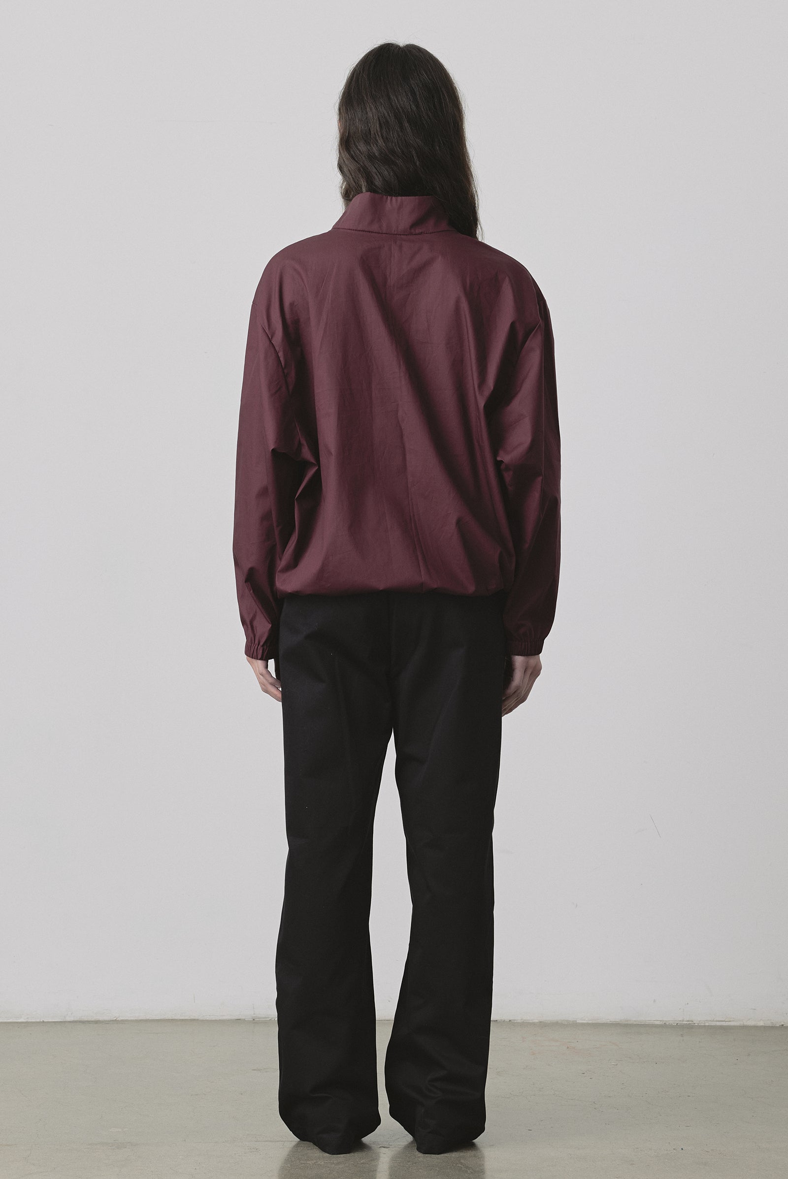 Frame Pullover Shirt in Bordeaux