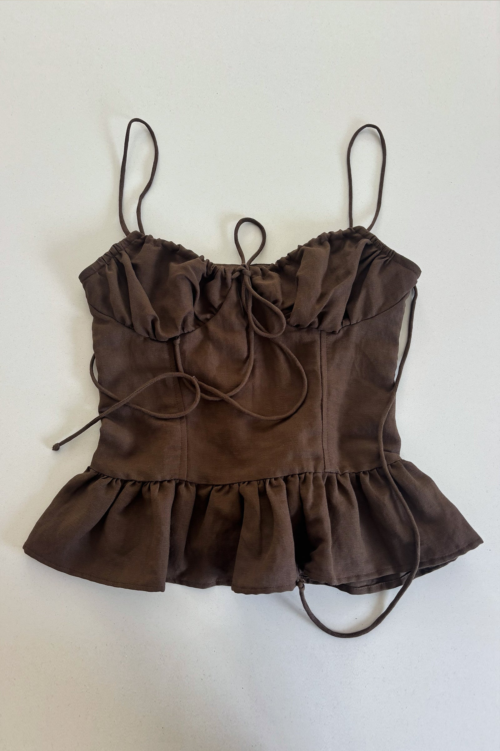 Frou Camisole in Chocolate