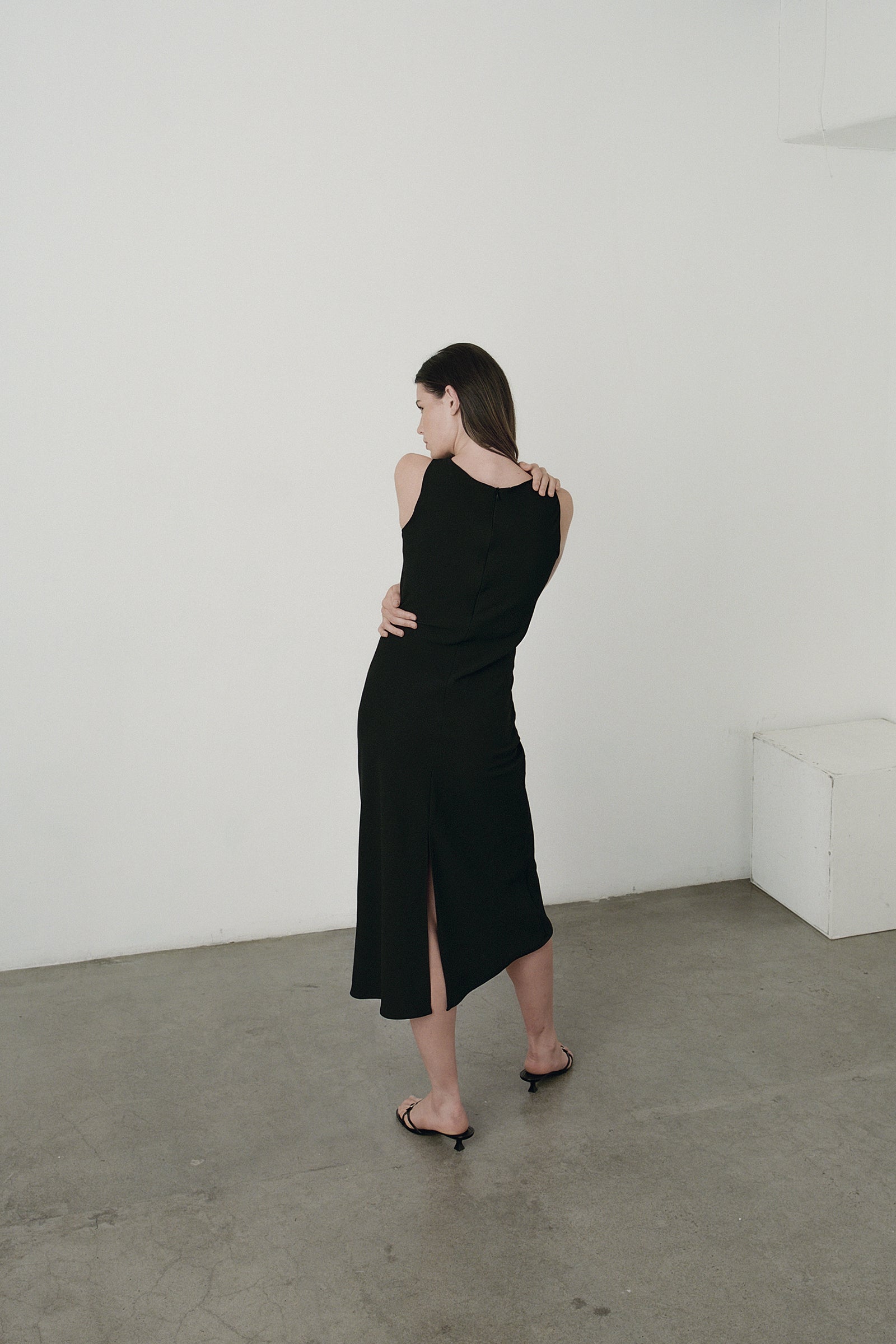 Jose Slip Dress in Black