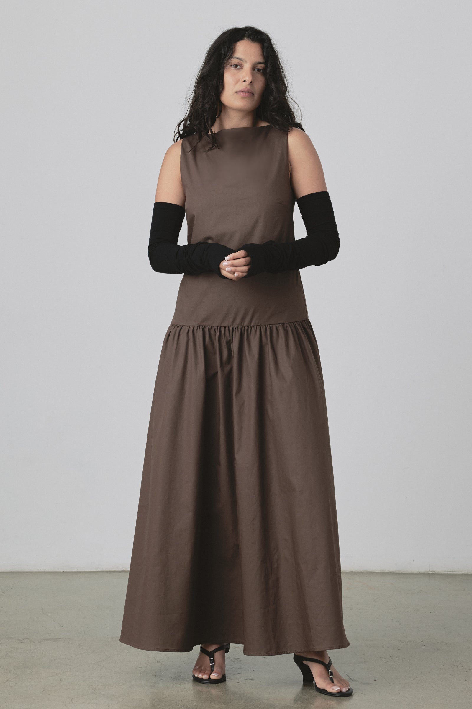 Jose Dress in Chocolate