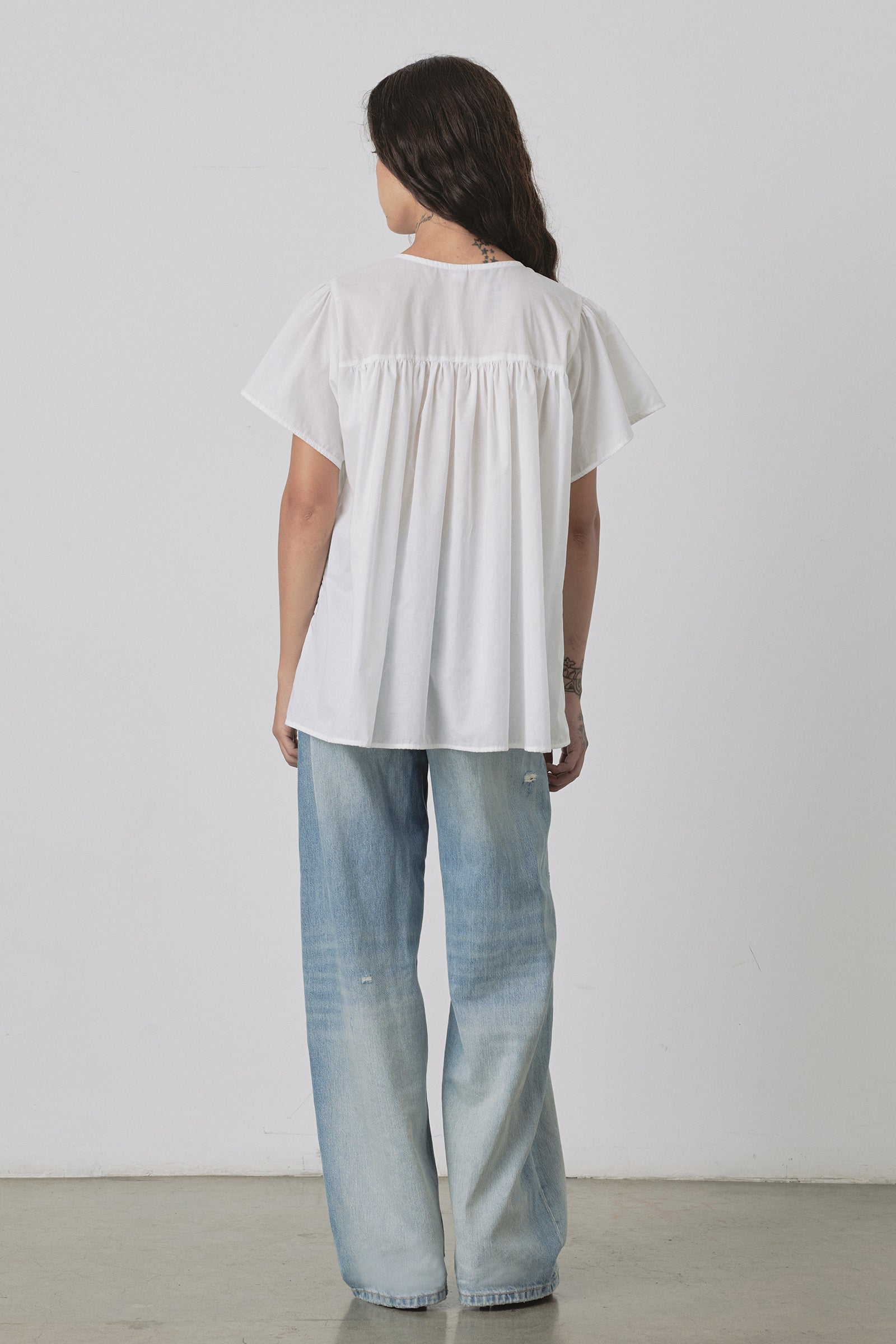 Juna Blouse in White