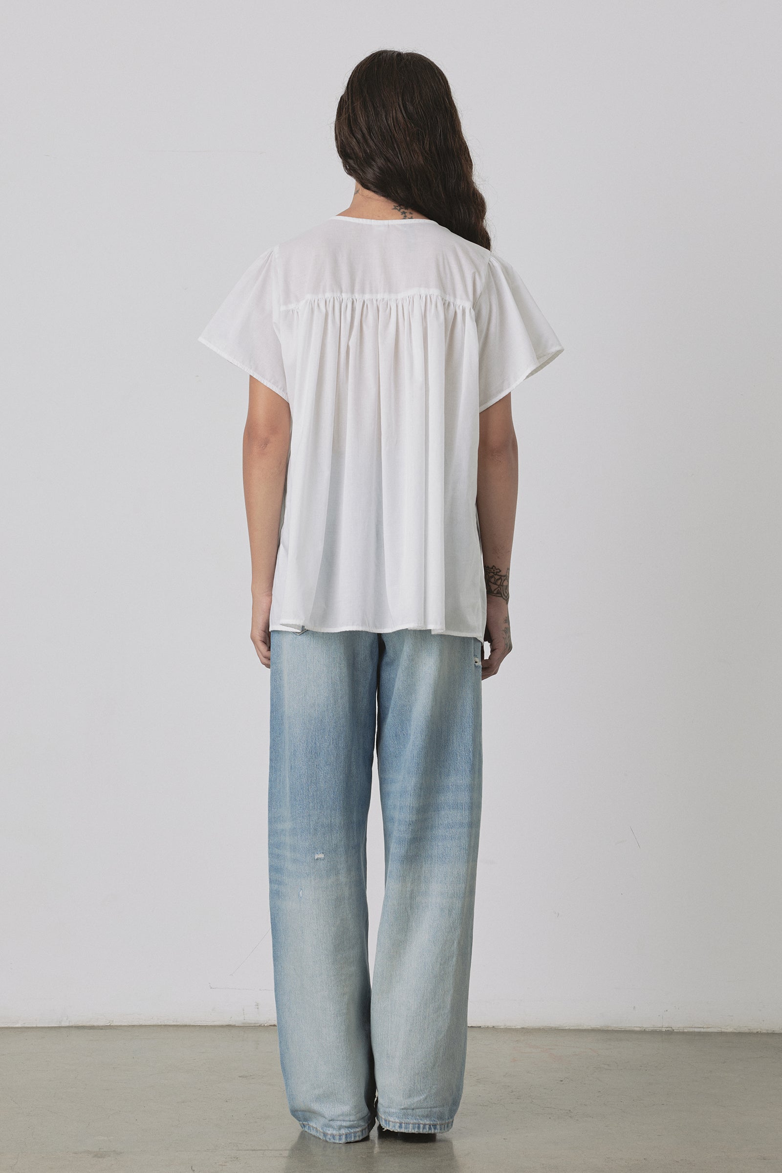 Juna Blouse in White