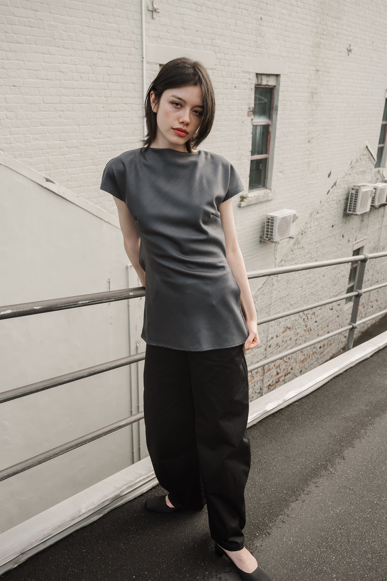 Kirby Top in Charcoal
