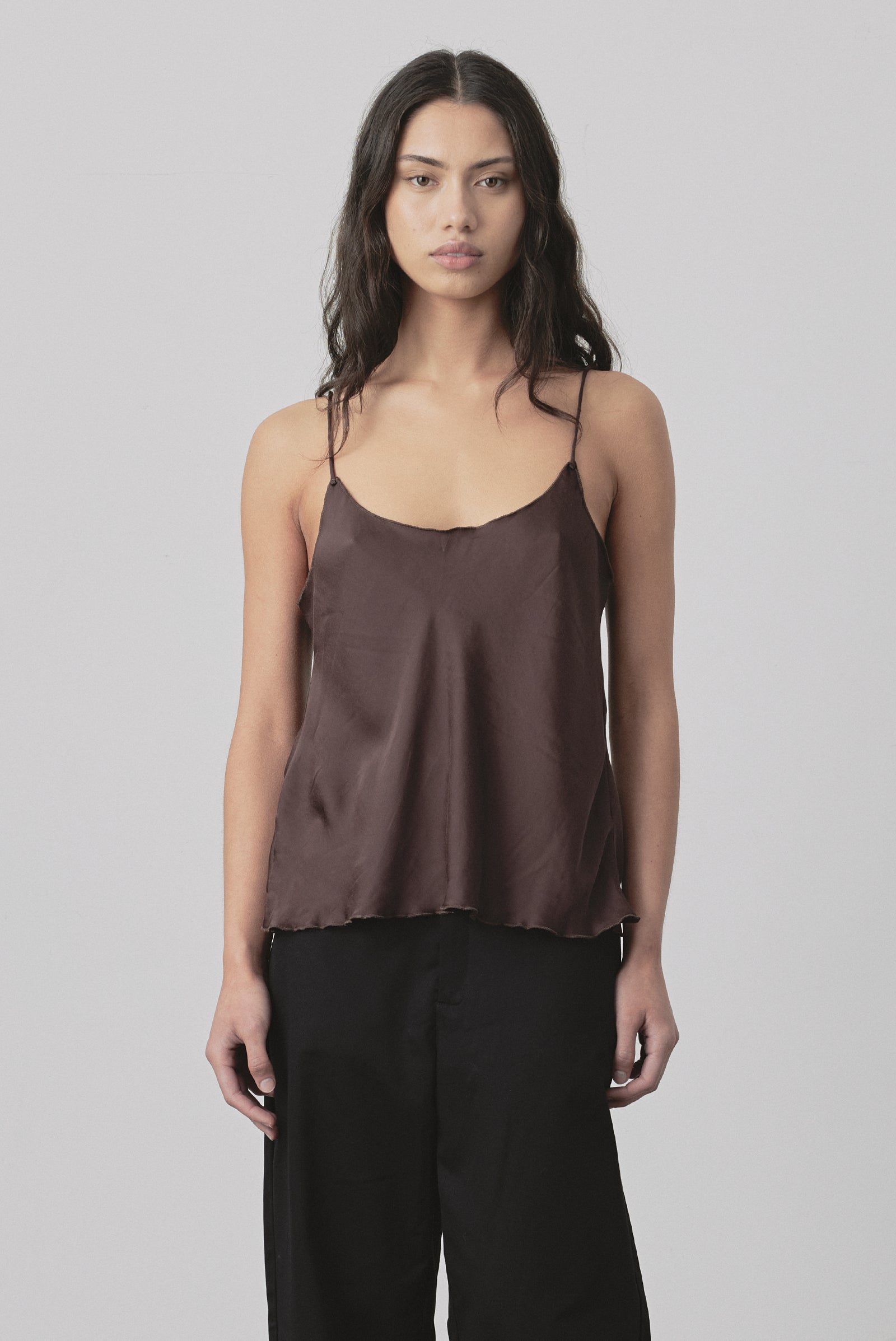 Lily Camisole in Chocolate