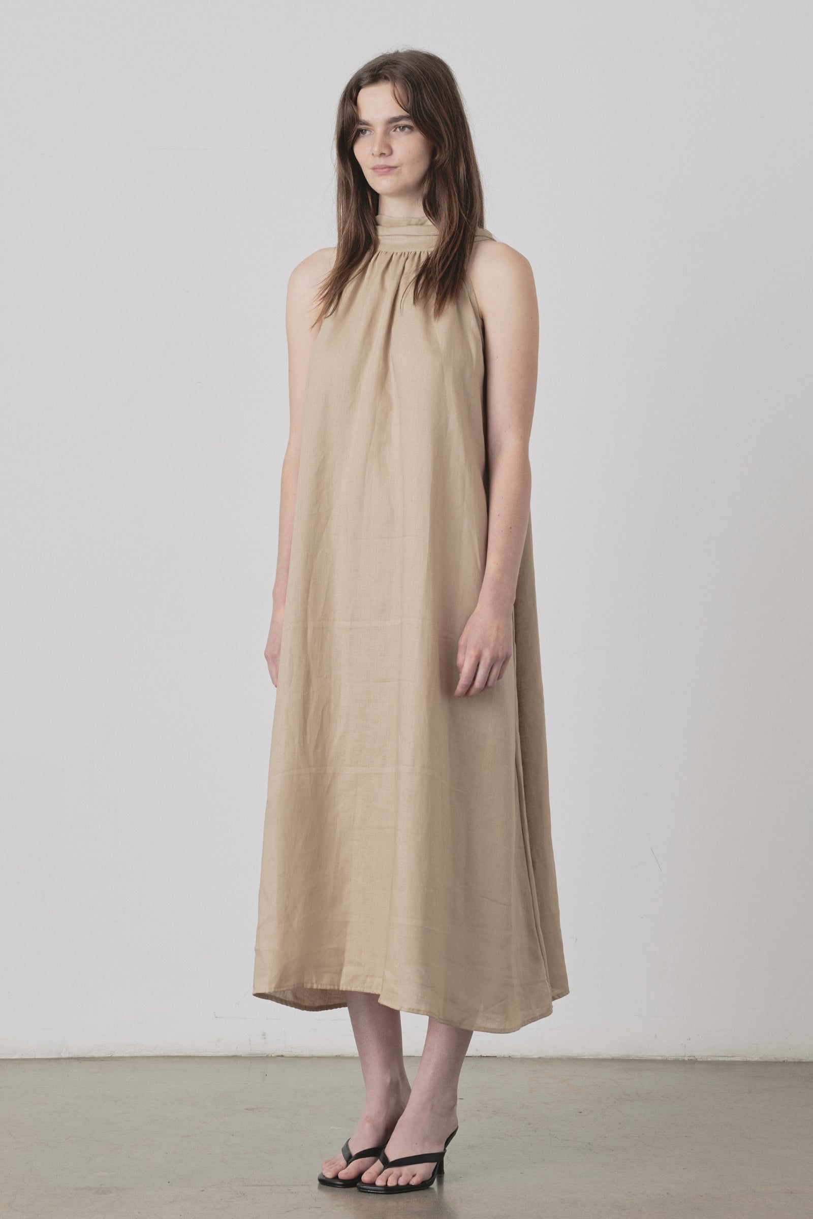 Lowe Dress in Camel