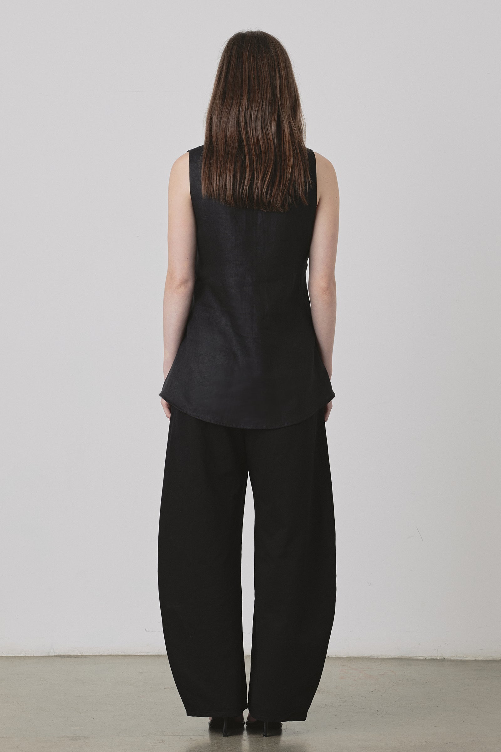 Jose Tie Top in Black