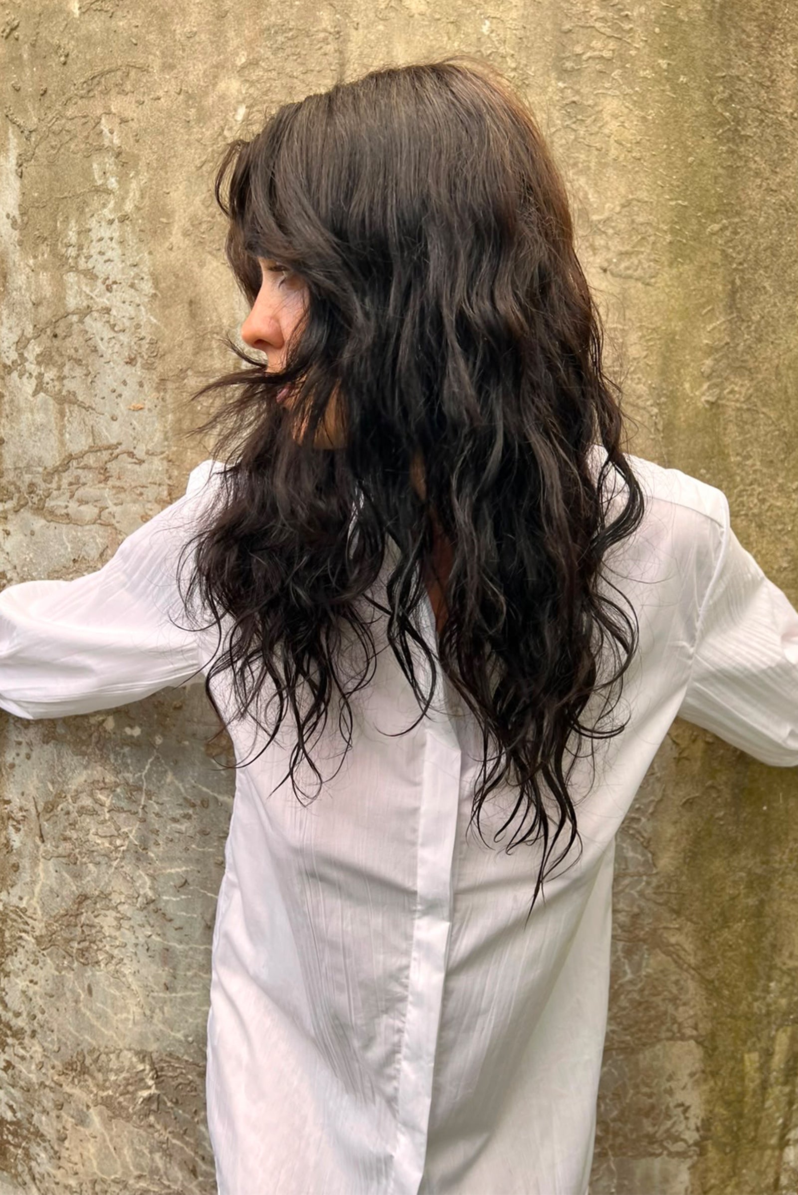 Mes Original Shirt in Crinkle White