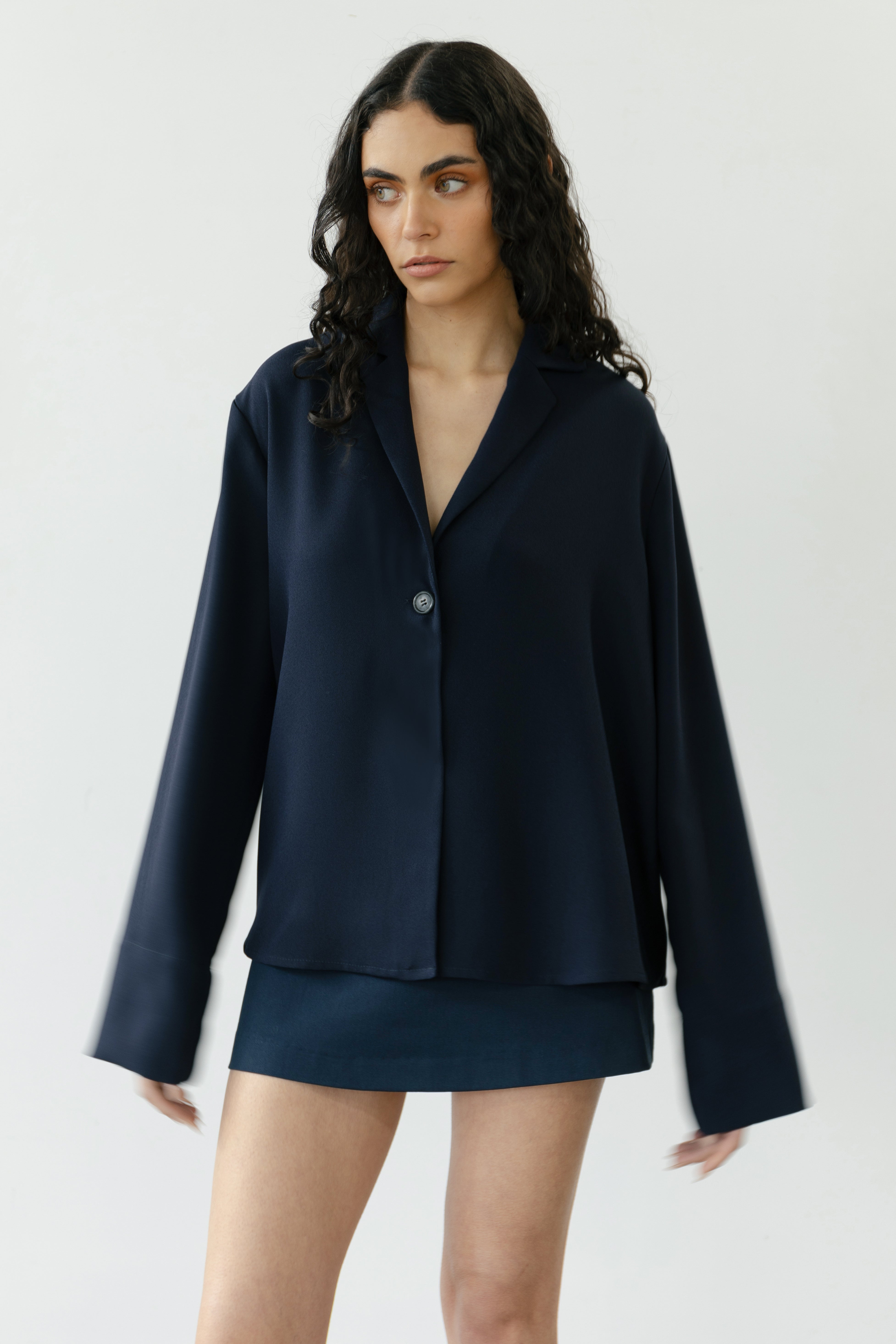 Soldes - Jupe ultra-mini couleur minuit