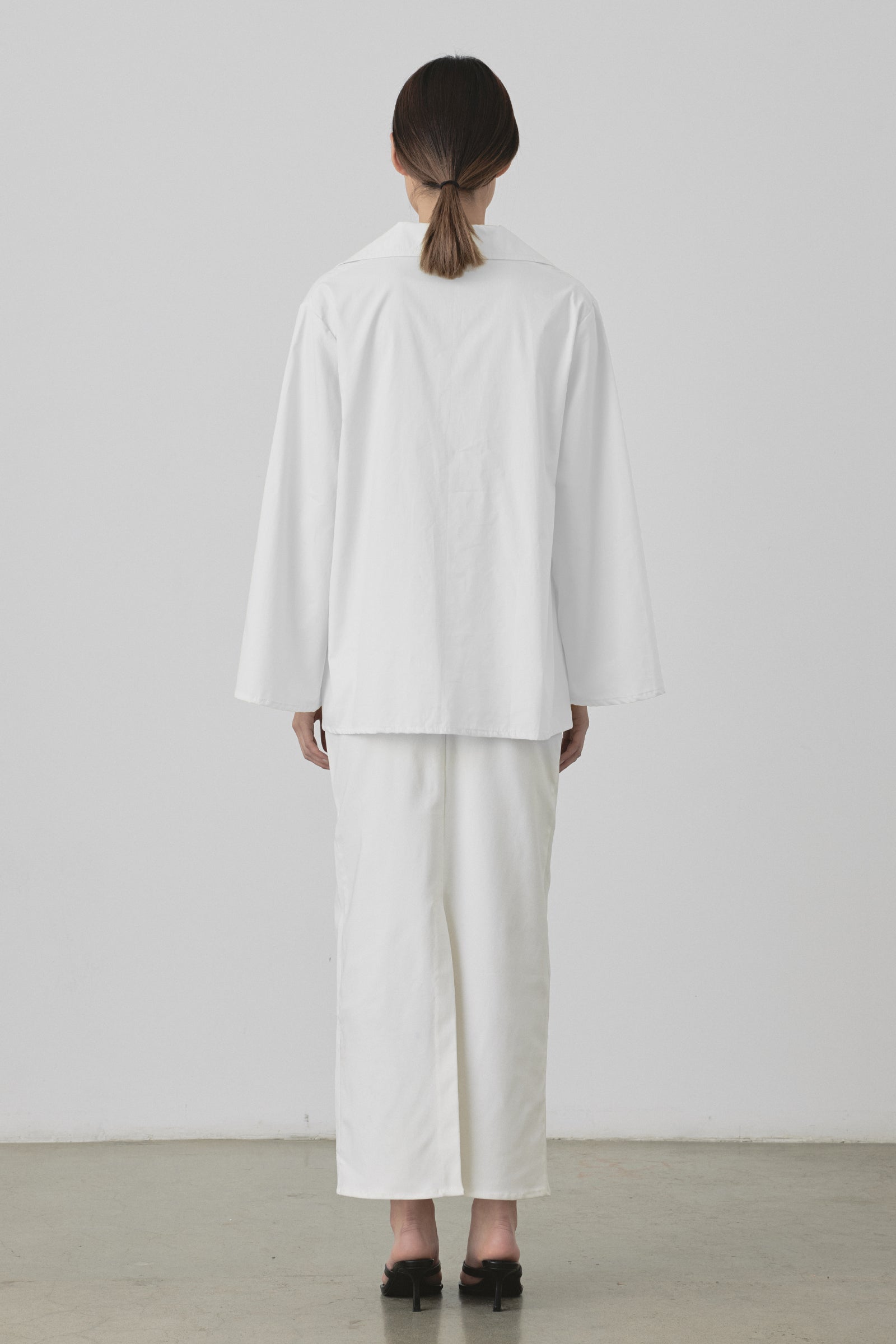 Polo Cotton Shirt in White