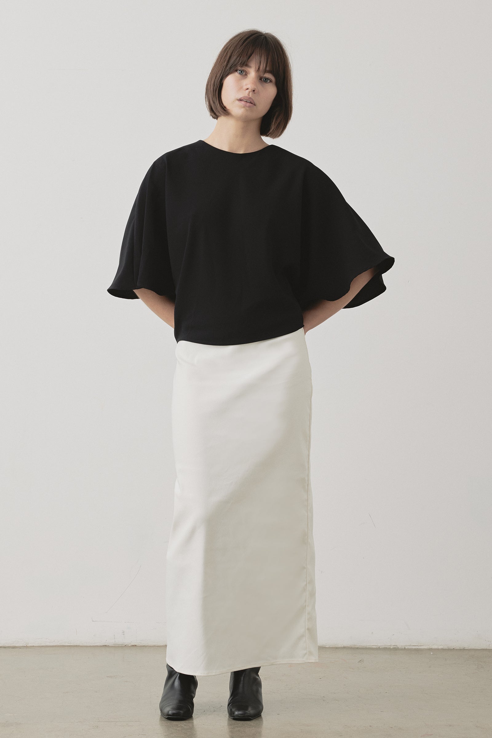 Band Skirt in Ivory