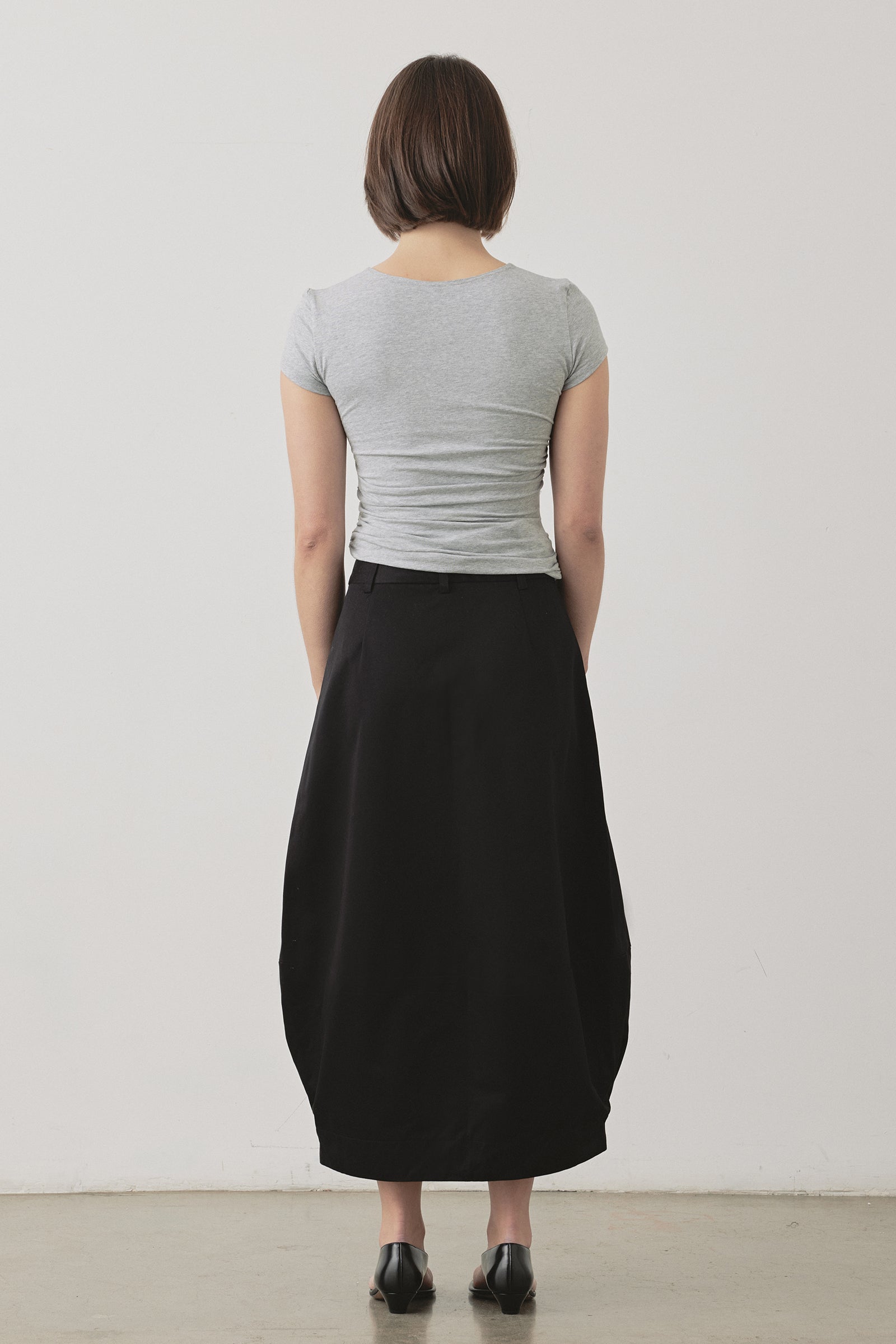 Barrel Skirt in Black
