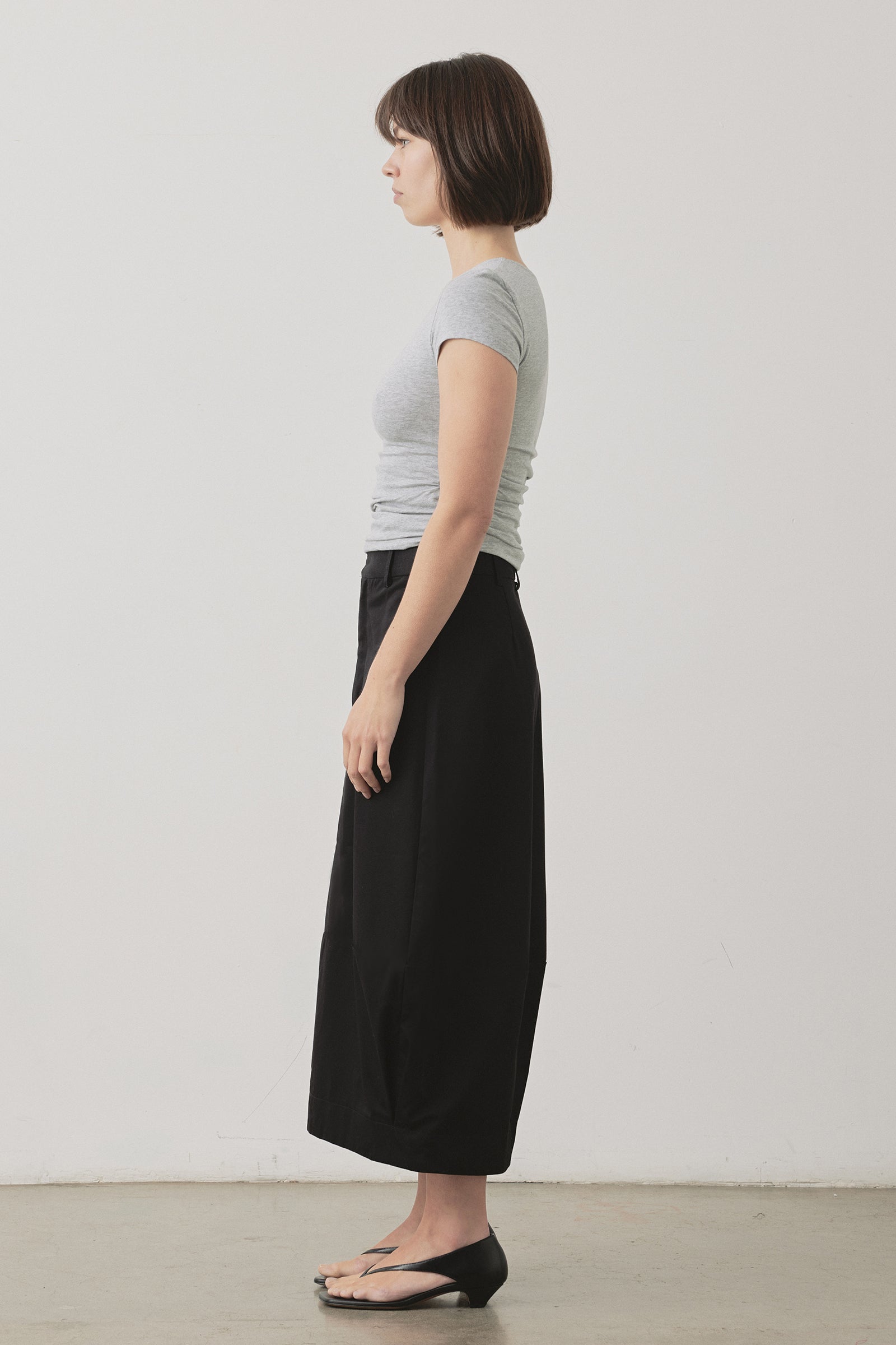 Barrel Skirt in Black
