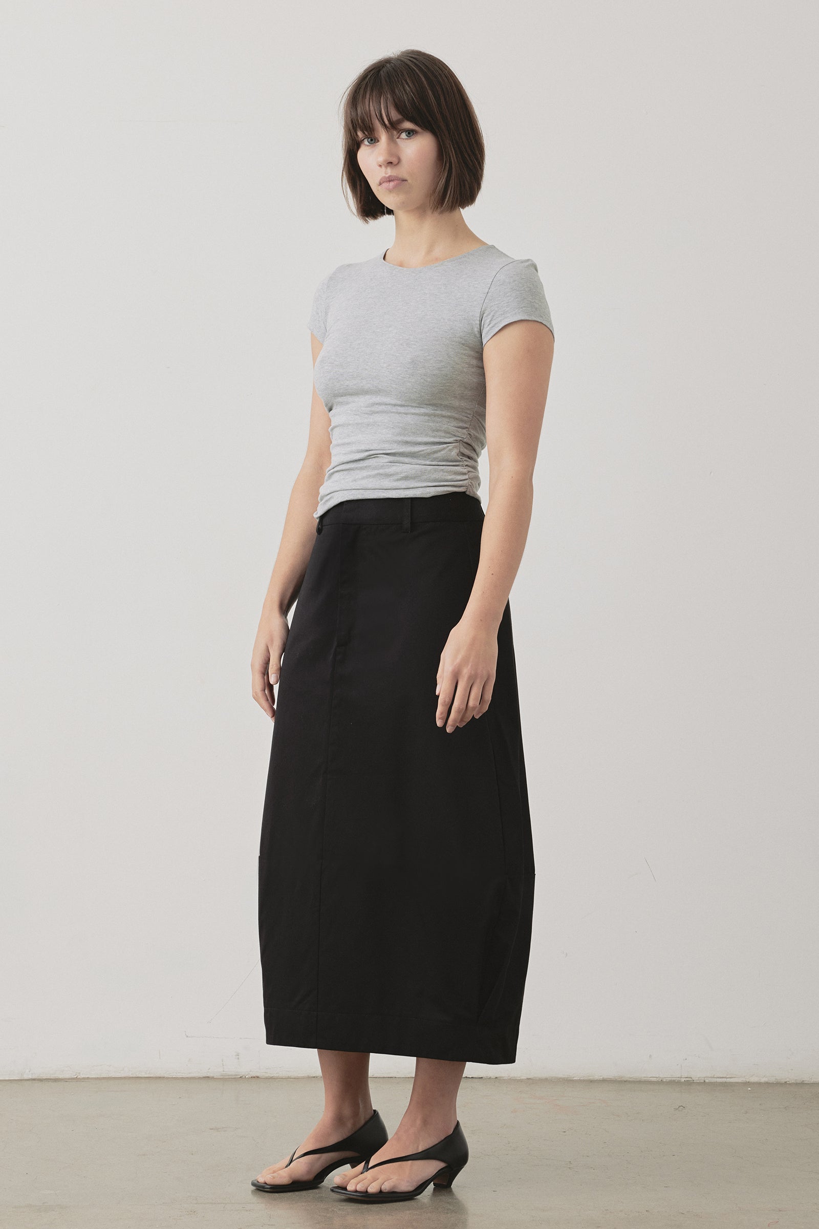 Barrel Skirt in Black