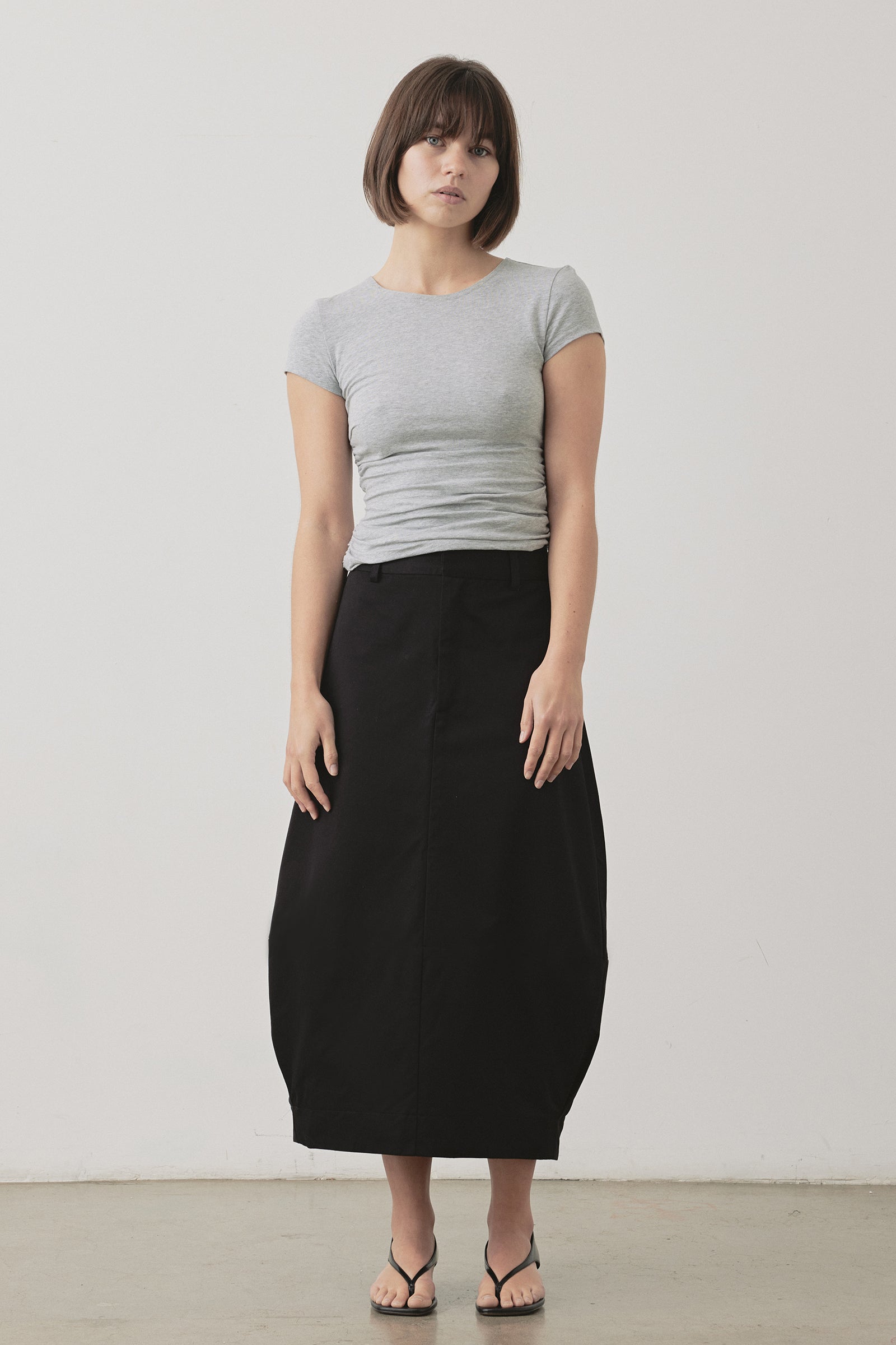 Barrel Skirt in Black