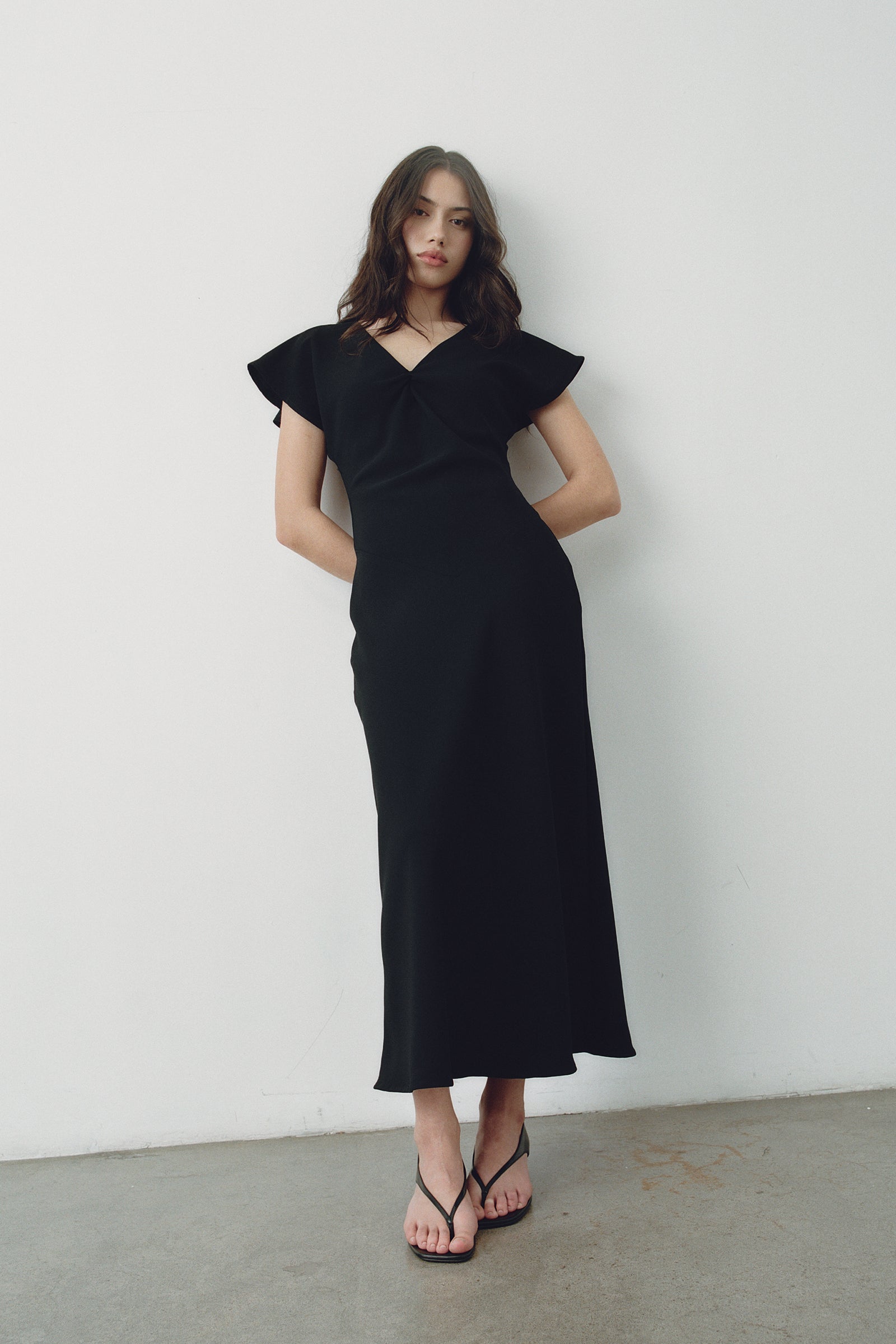 Twist Deux Dress in Black