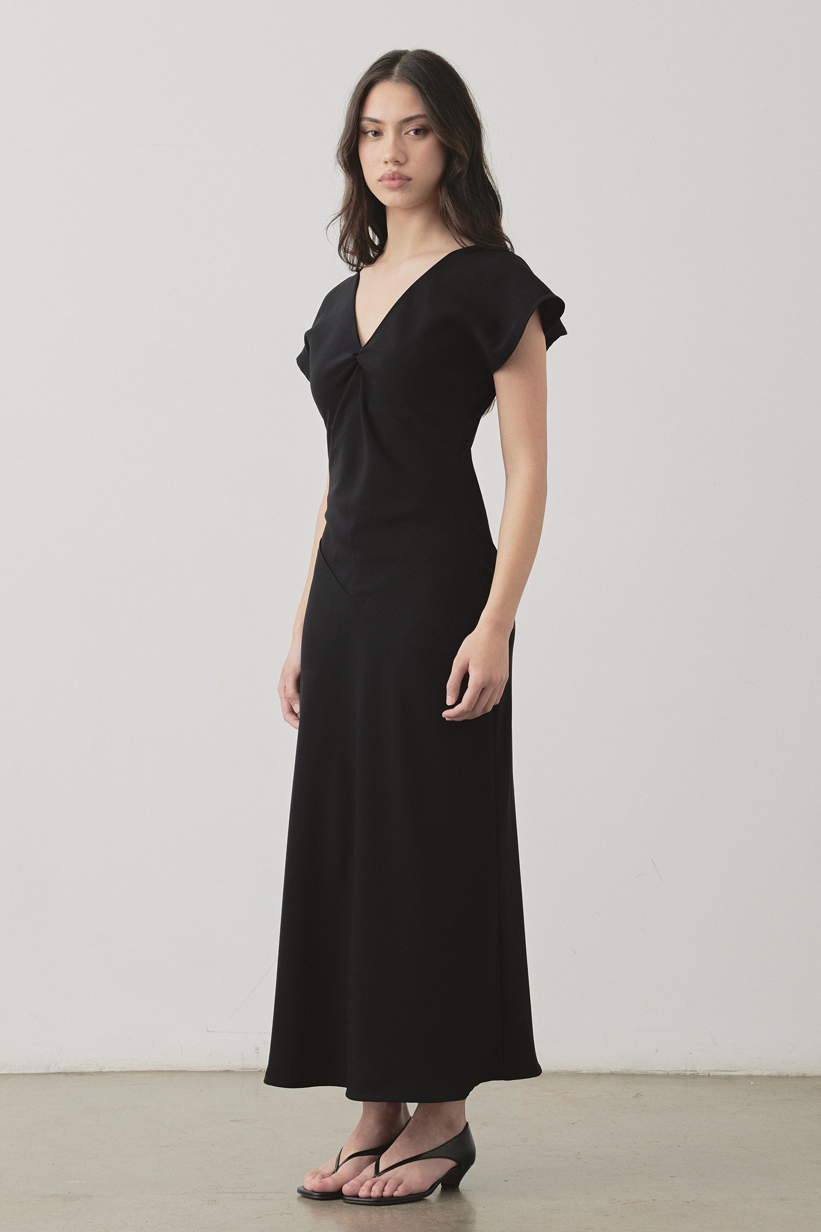 Twist Deux Dress in Black