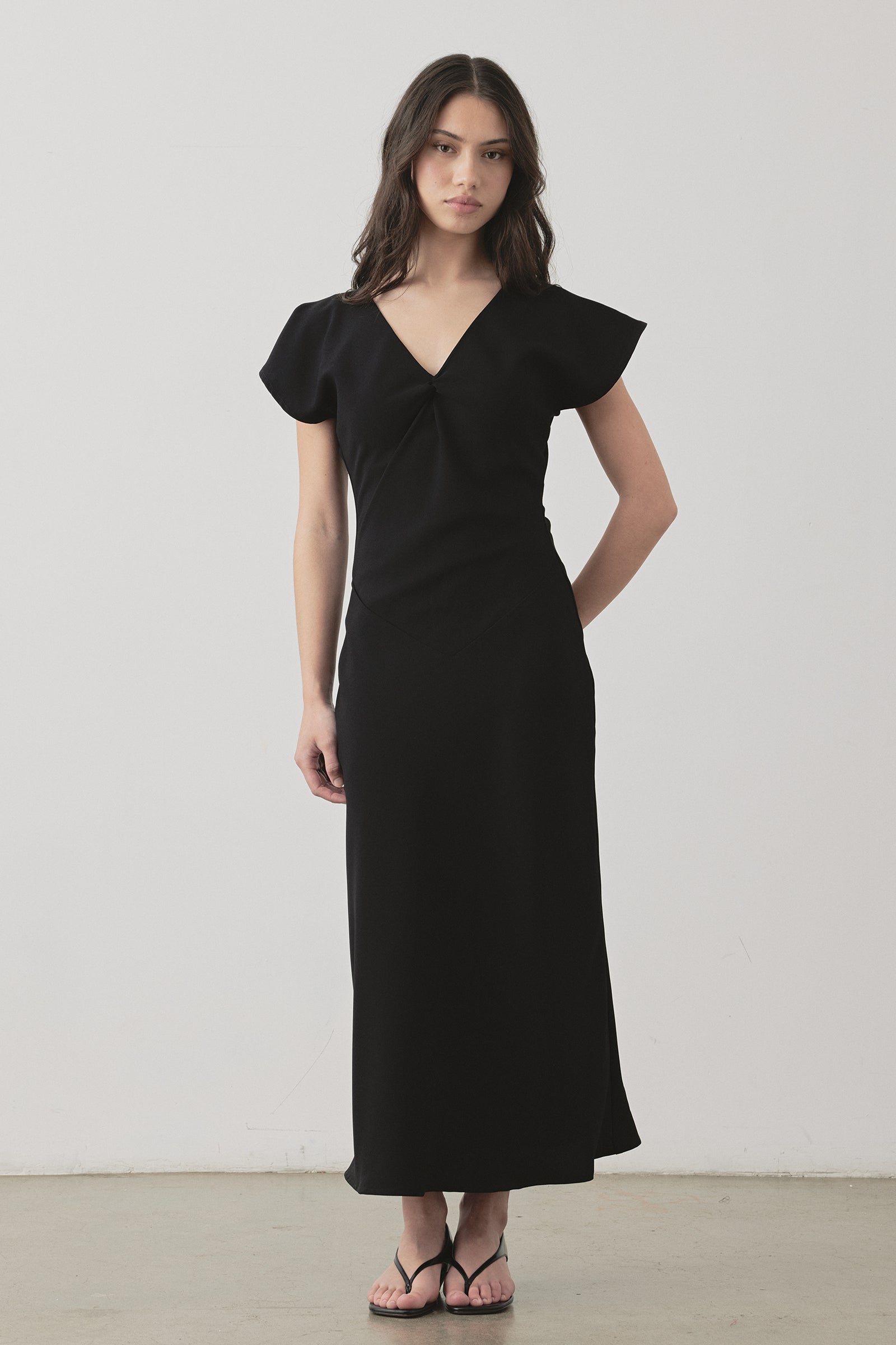 Twist Deux Dress in Black