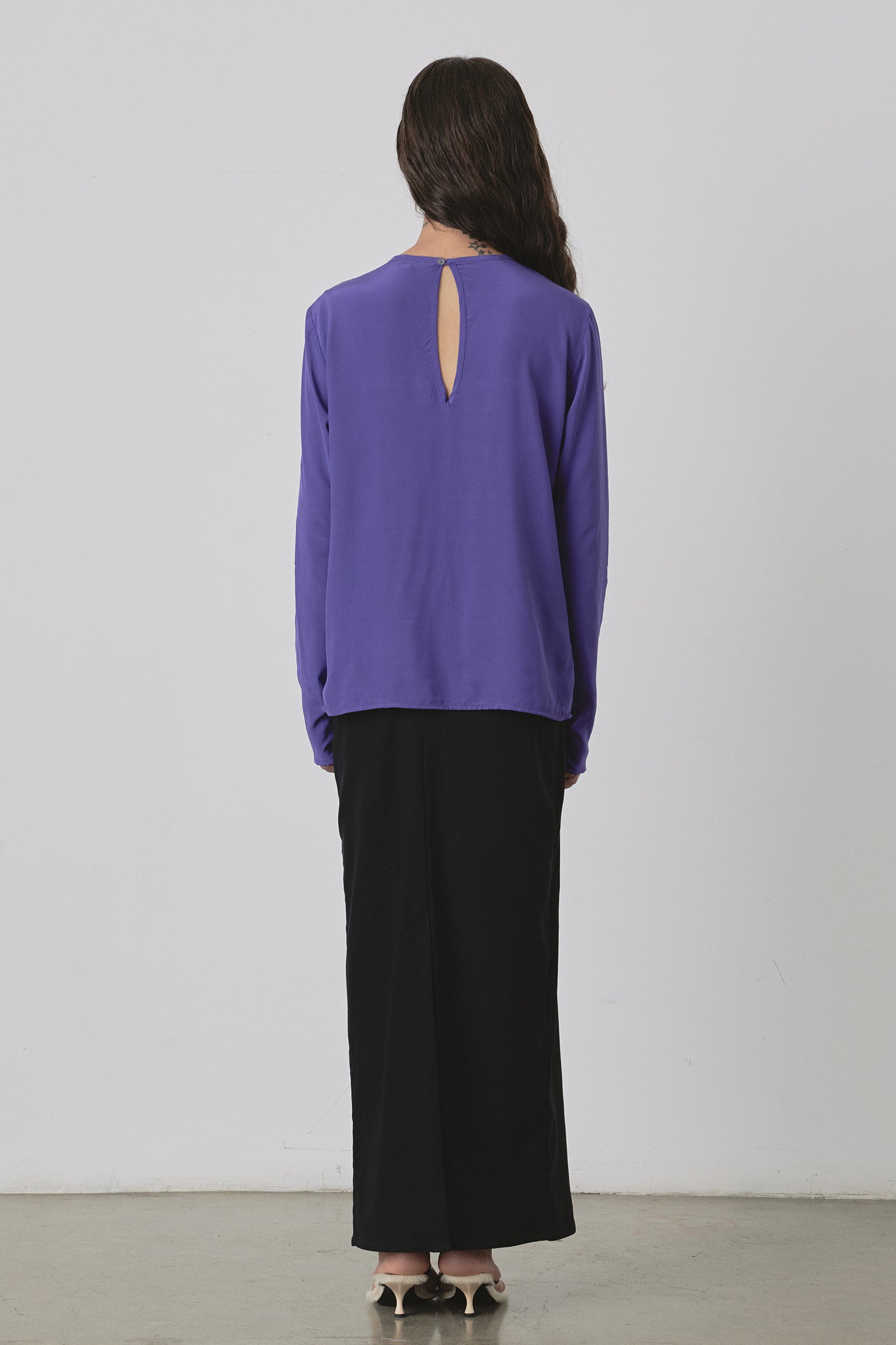 (Limited Edition) Universal LS Blouse in Purple