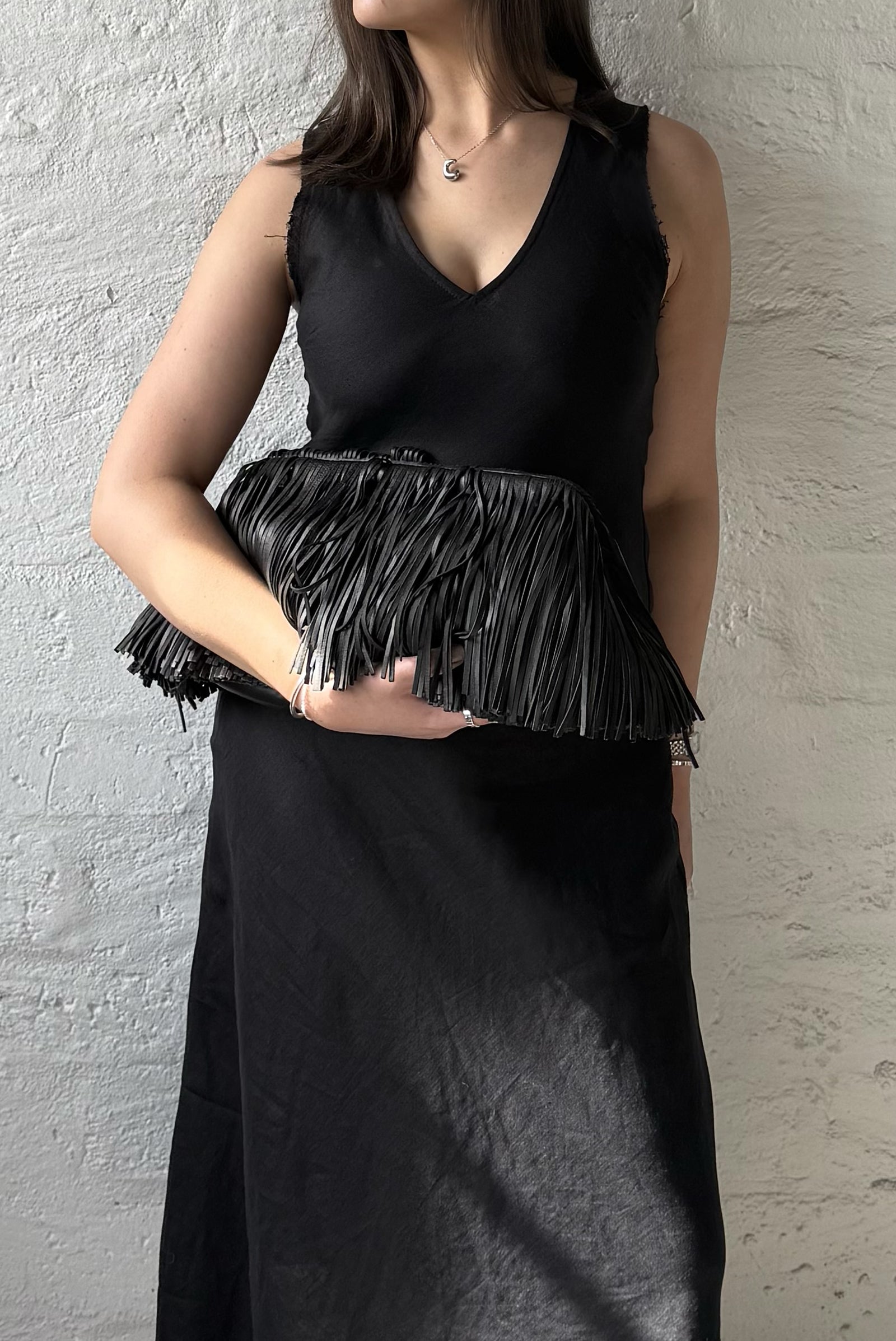 Vela Linen Slip Dress