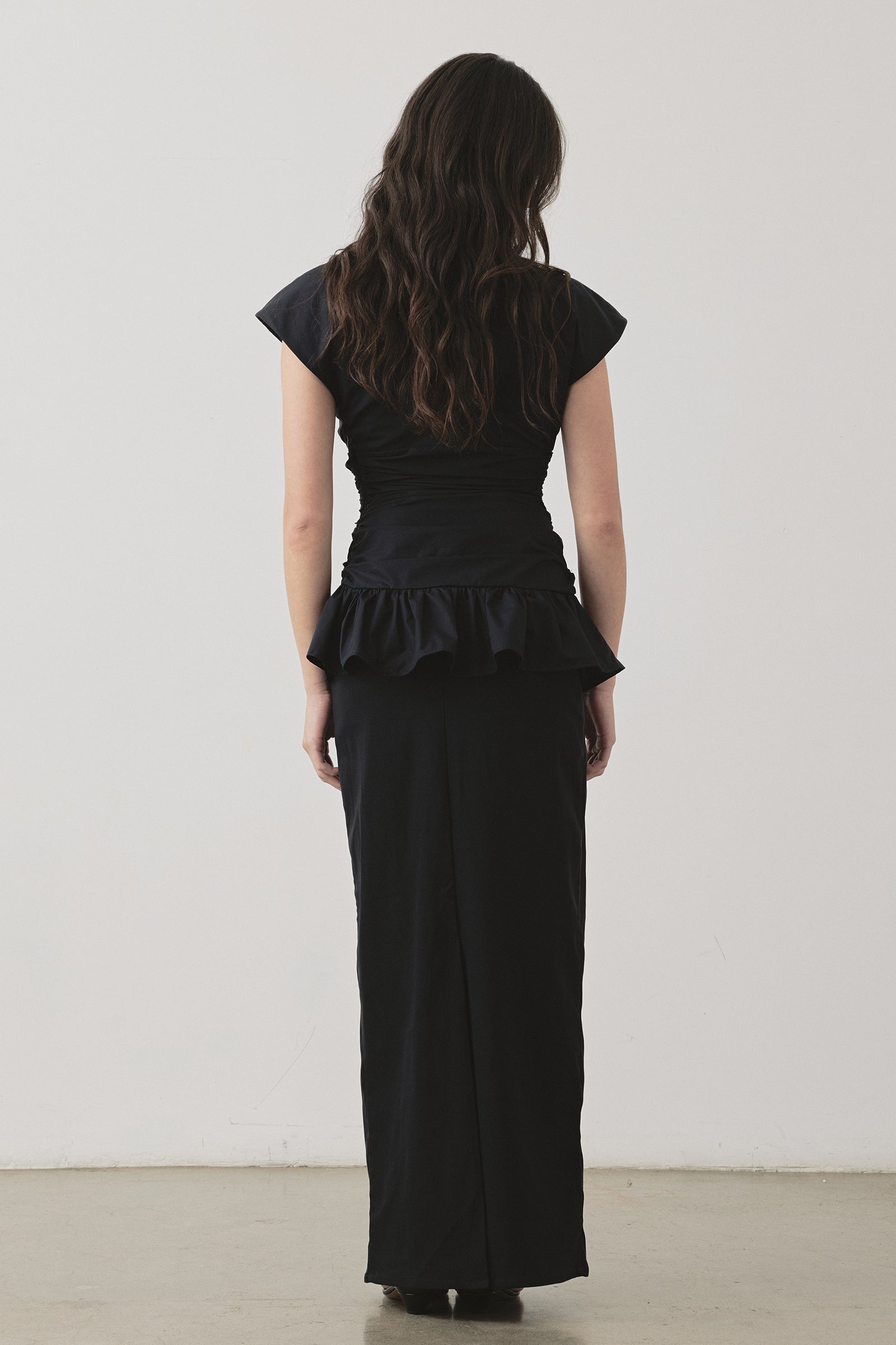 Vienna Bodice Top in Black