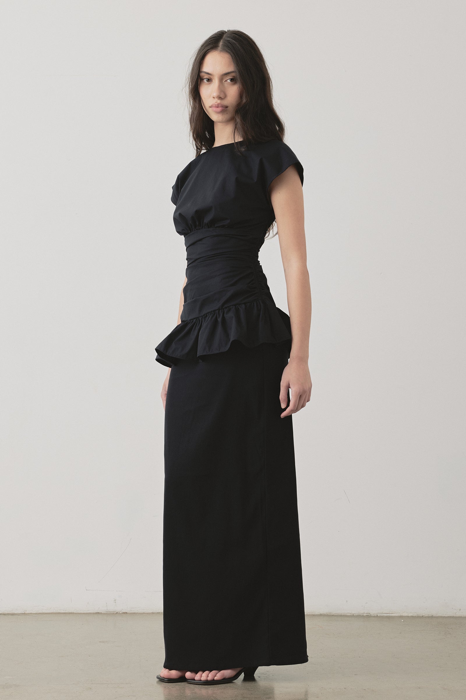 Vienna Bodice Top in Black