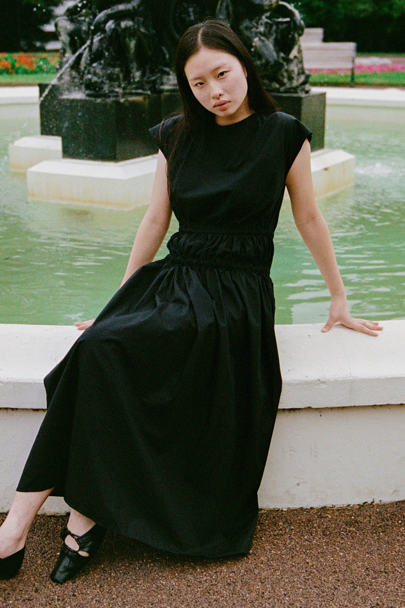 Robe étagée Vienna noire