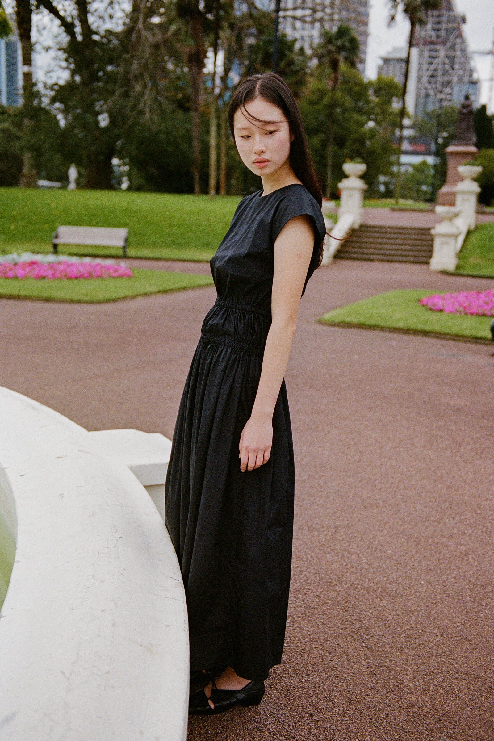 Robe étagée Vienna noire