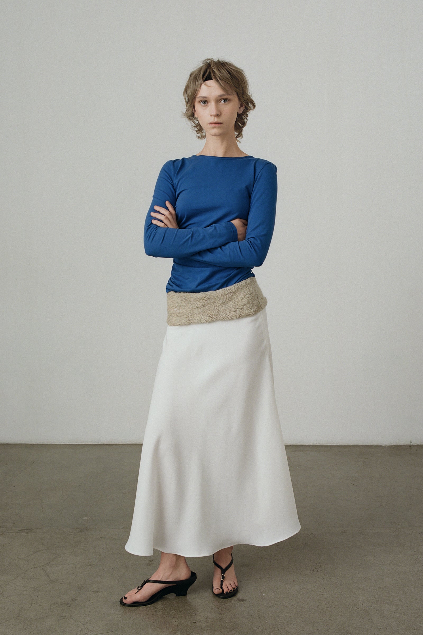 Warp LS Top in Klein Blue