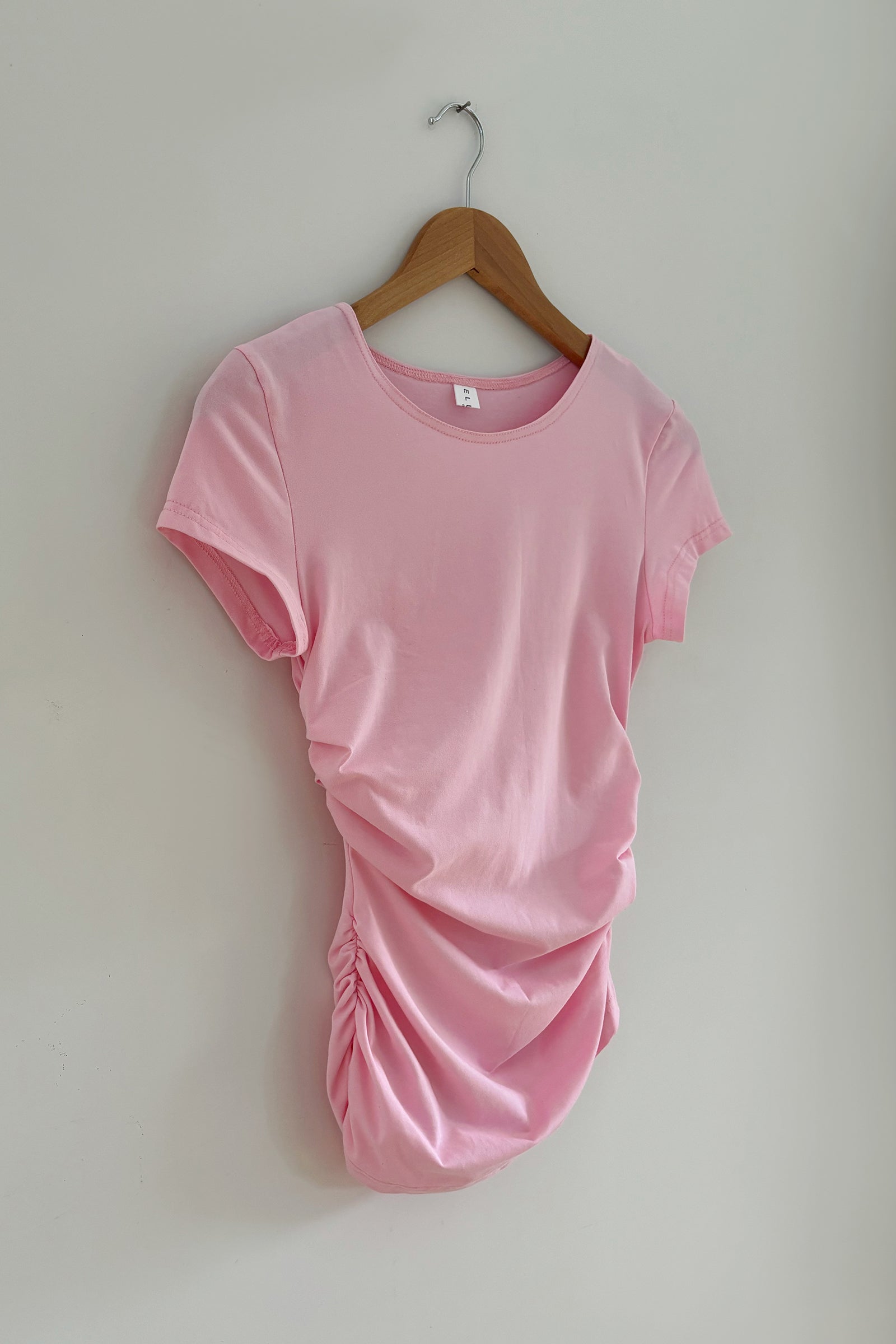 (Soldes) T-shirt Warp manches courtes rose layette