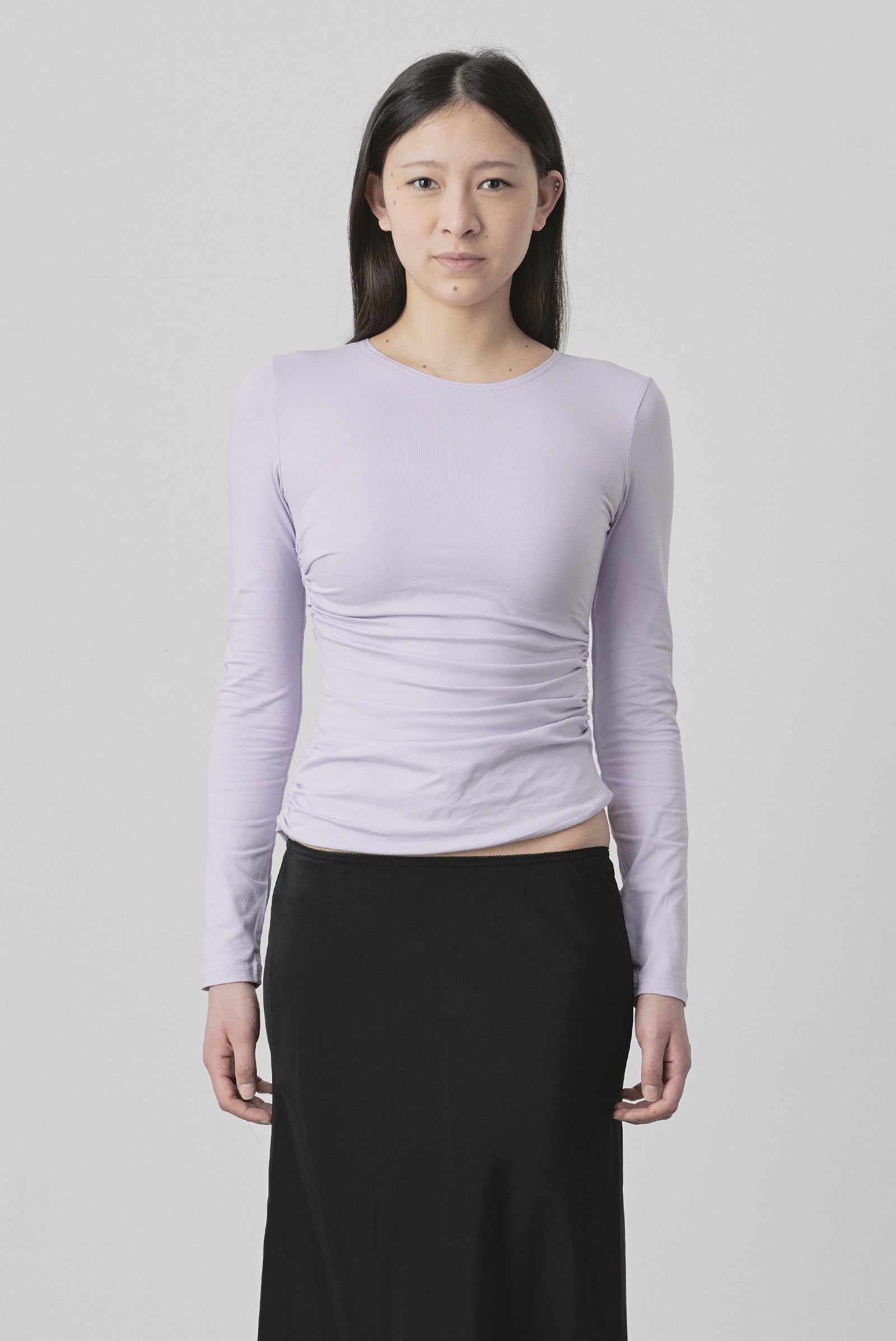 Warp LS Top in Lilac