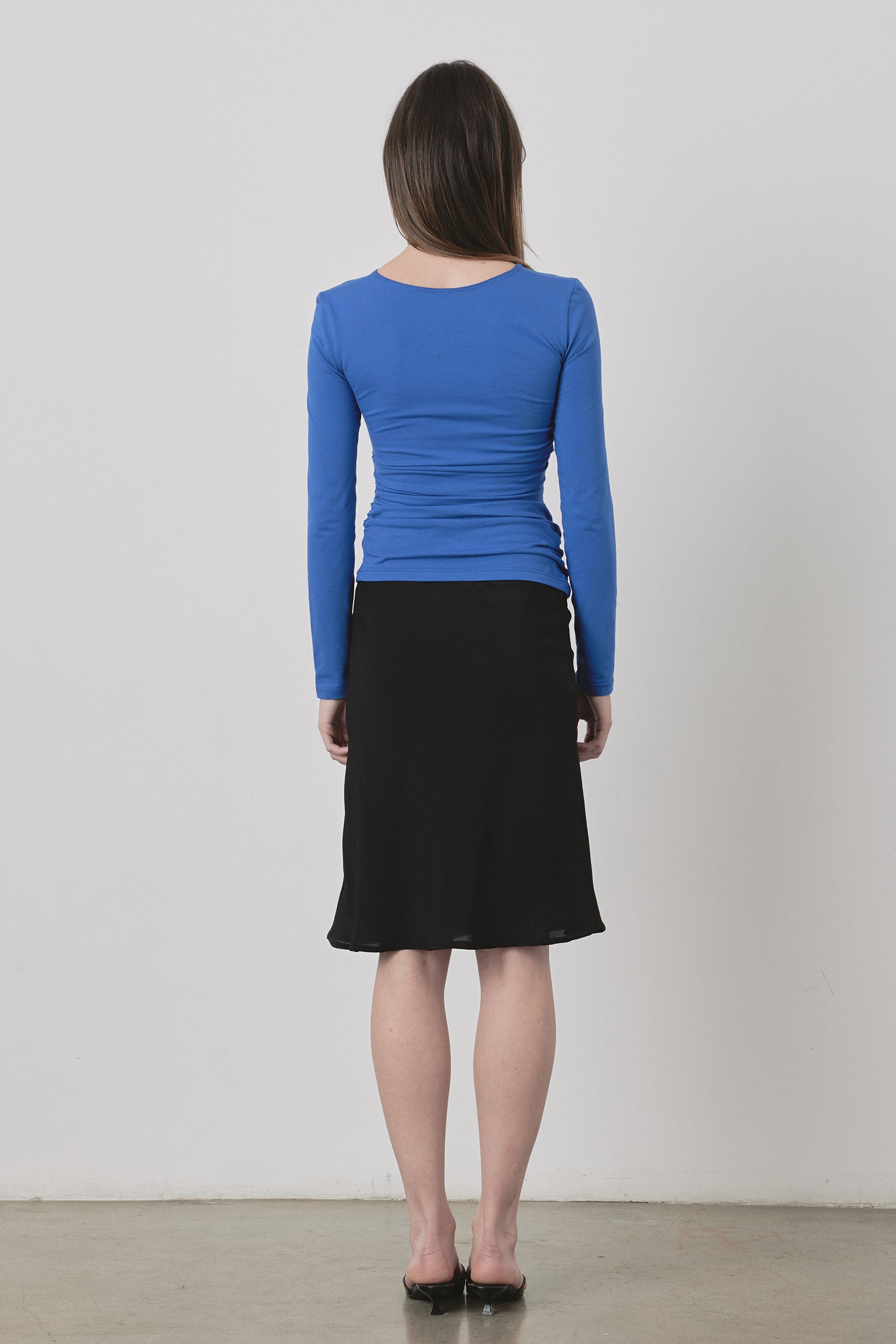 Warp LS Top in Chartreuse