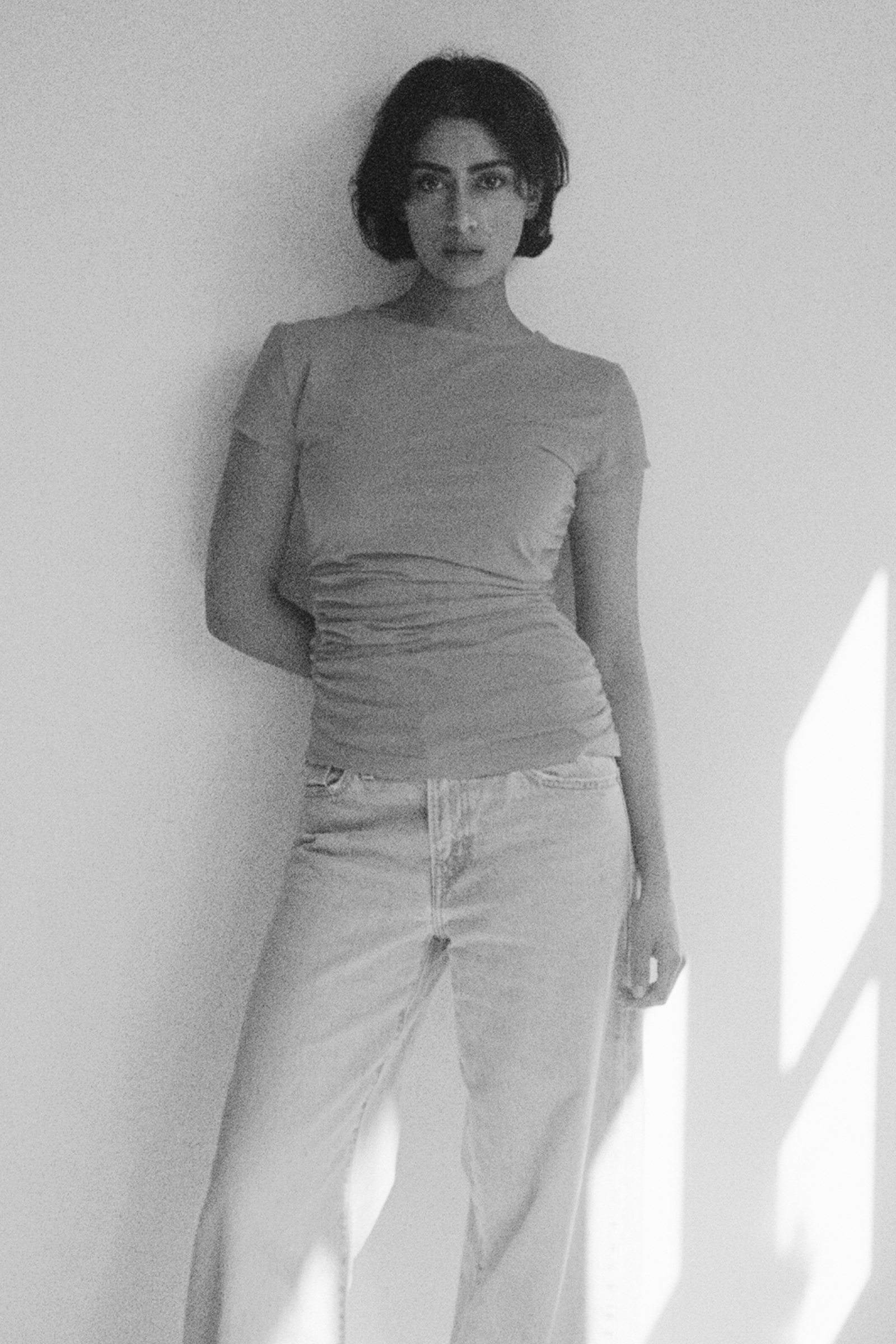 Warp SS Tee in Grey Marle