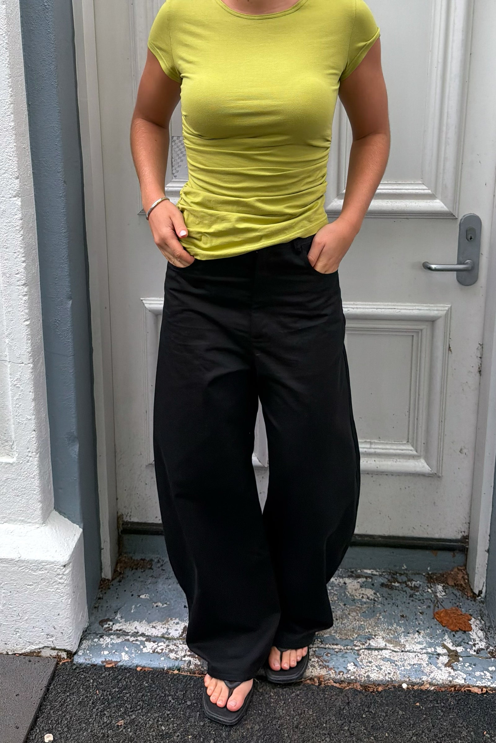 Warp SS Tee in Chartreuse
