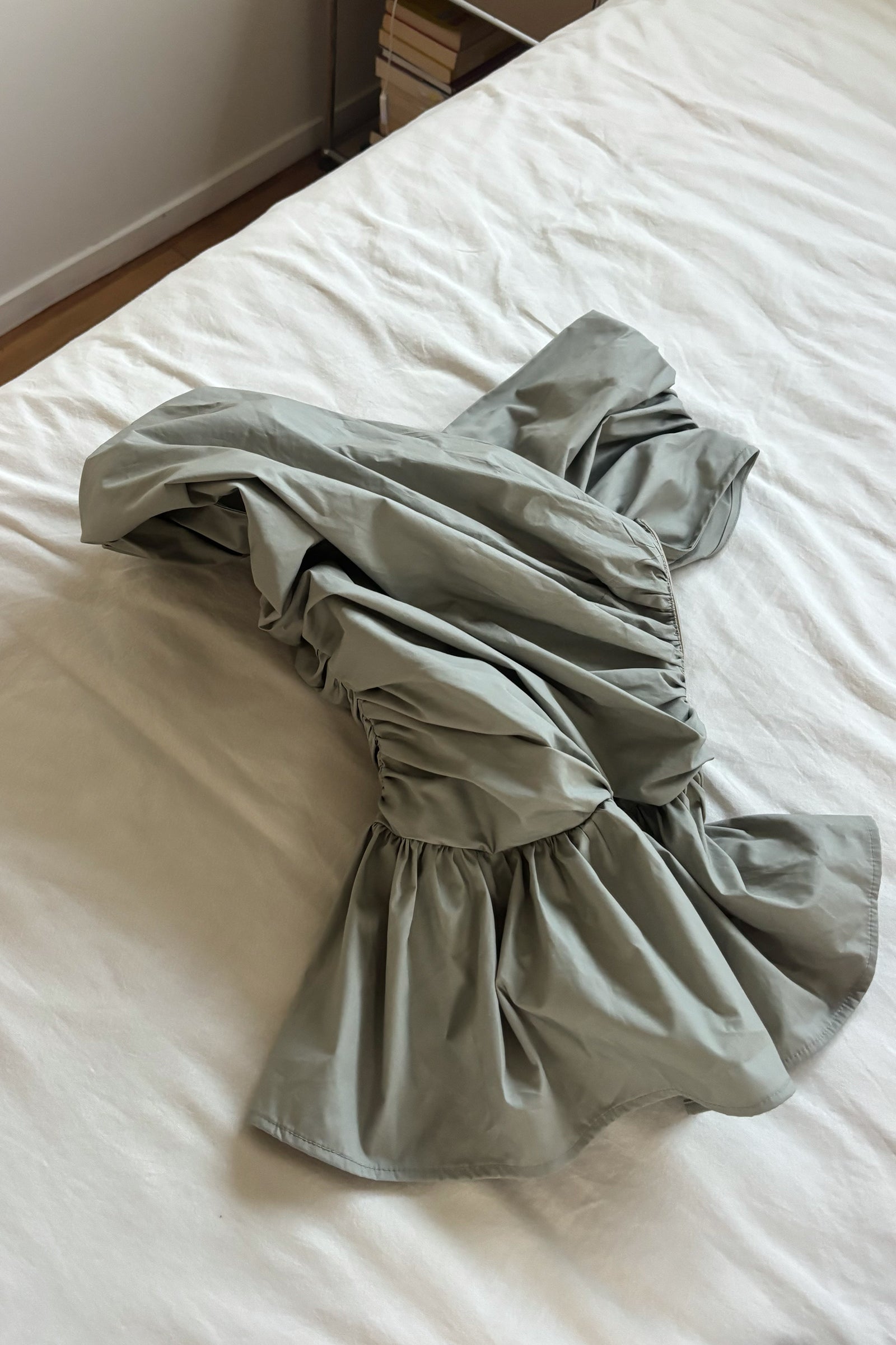 Wrap Bodice Deux Top in Sage Green