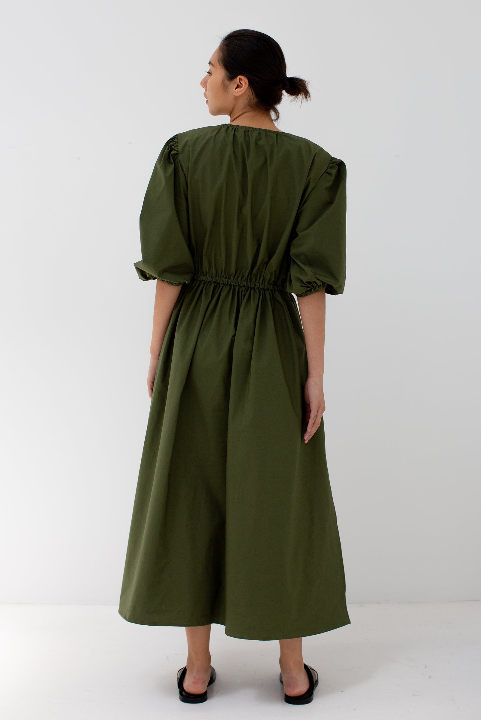 Klein Maxi Dress in Olive